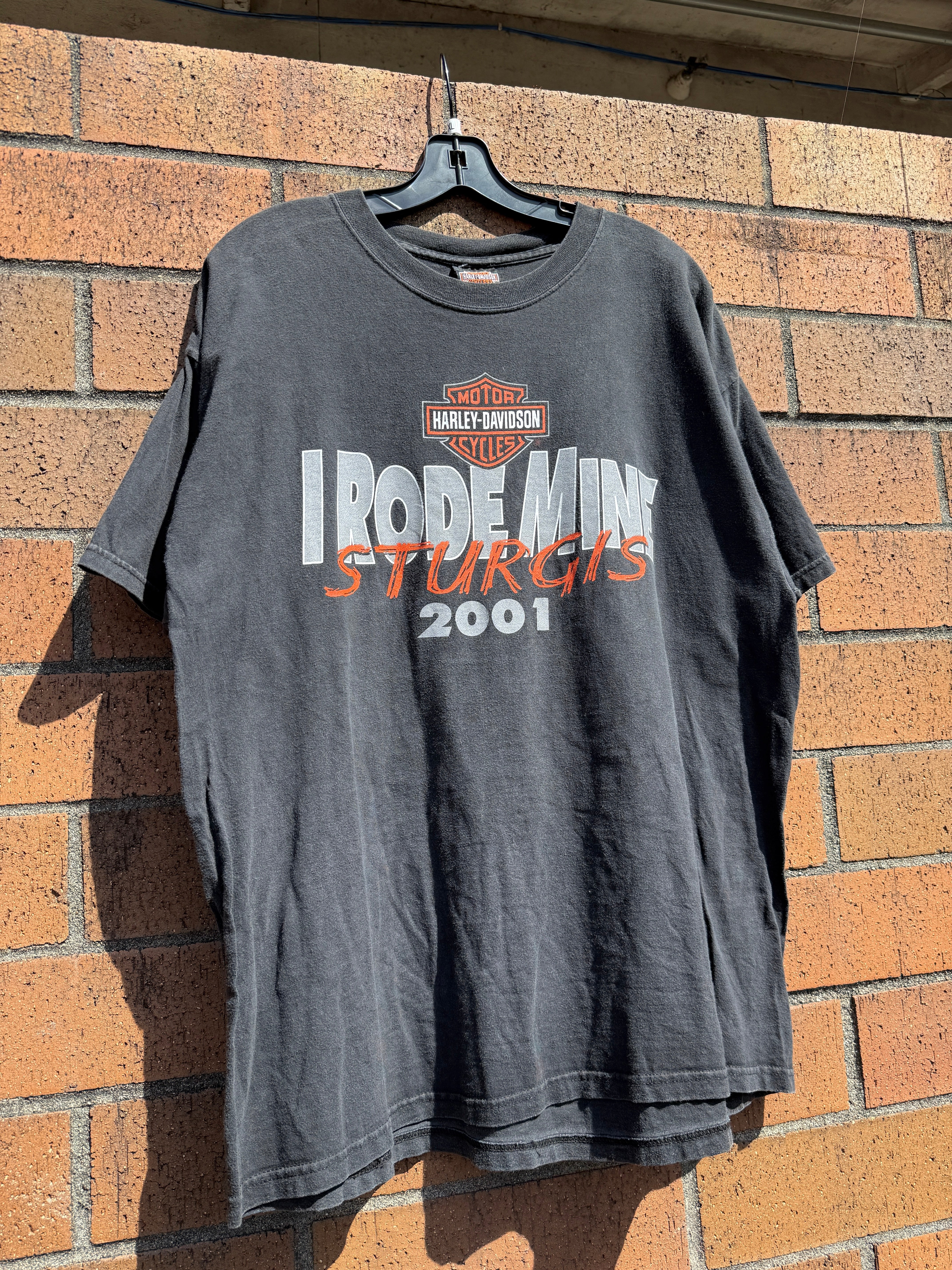 2001 Harley Davidson Sturgis Casper Gilette Tee Sz XL