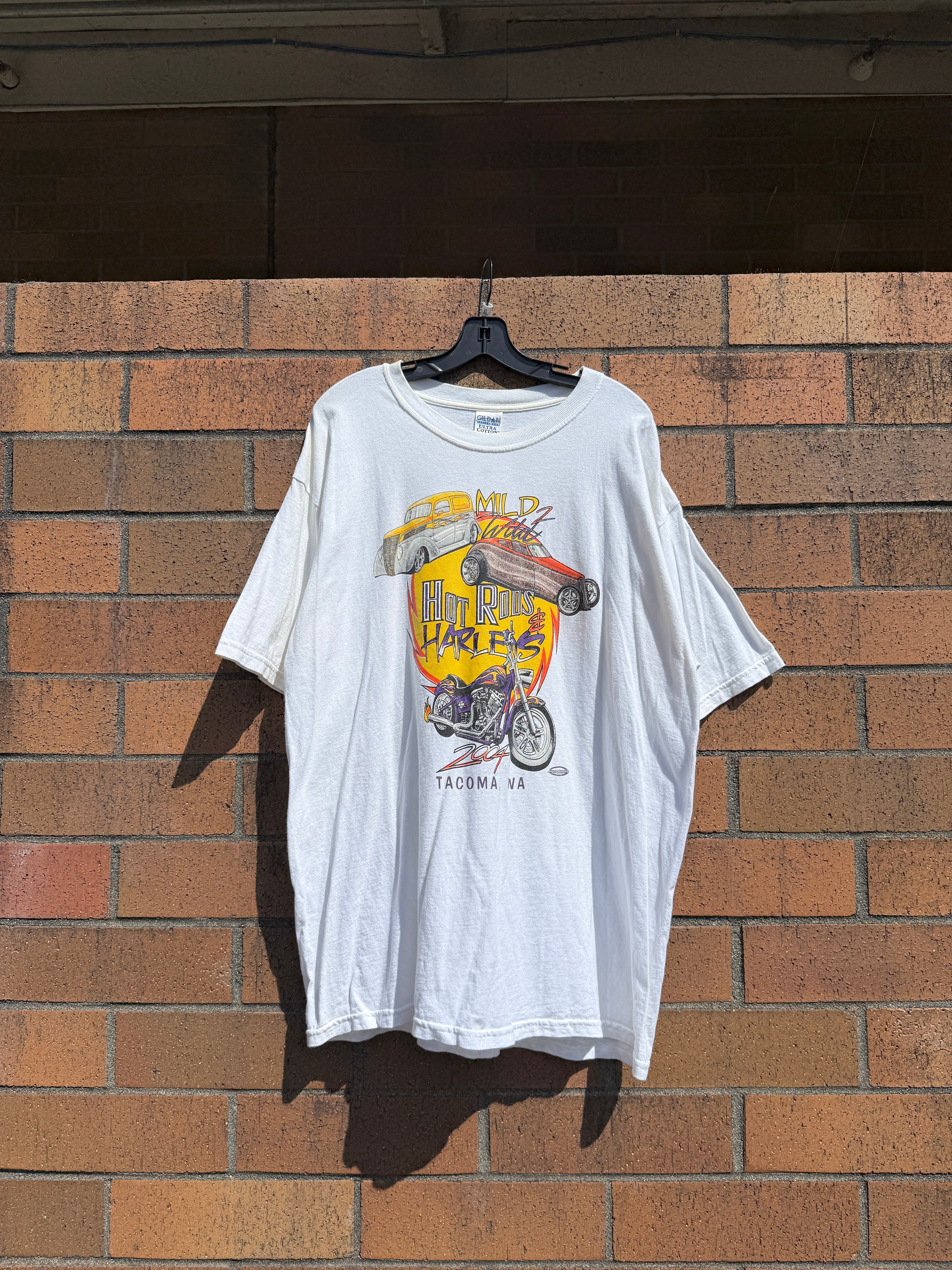 2004 Hot Rods & Harleys Tacoma Car Show Tee Size XL