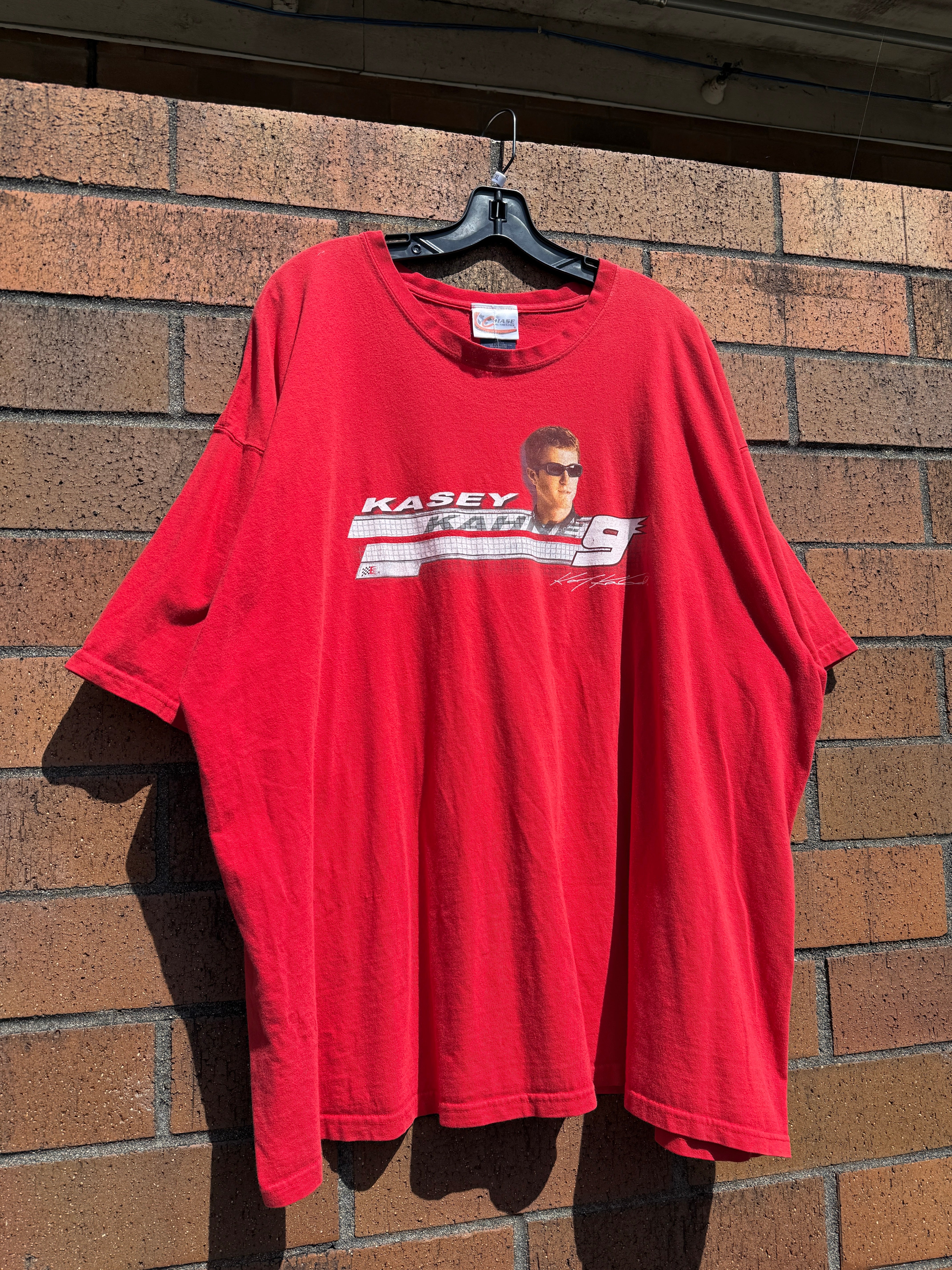 Y2K Kasey Kahne Red Chase Authentics Tee Size 3XL
