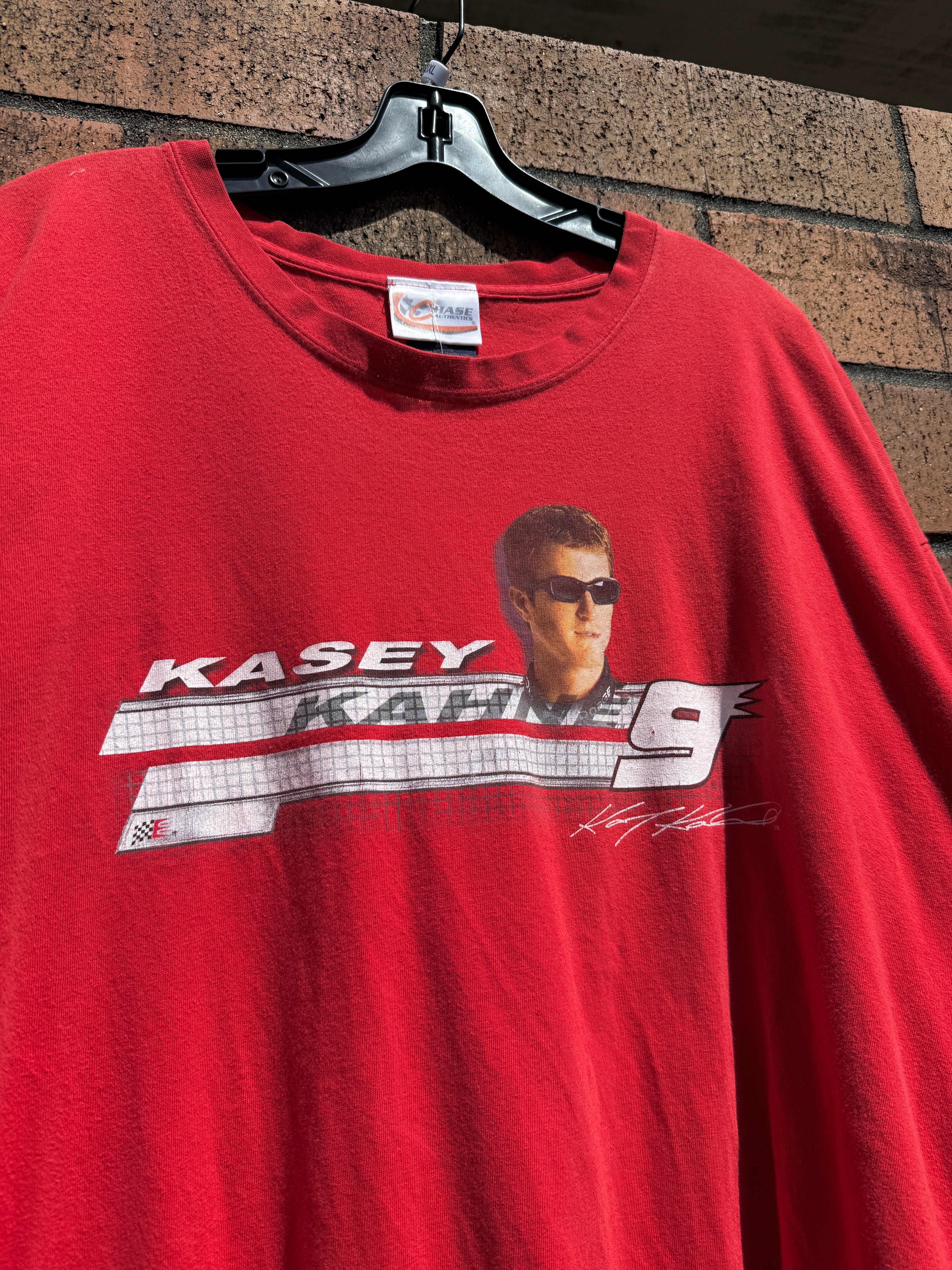 Y2K Kasey Kahne Red Chase Authentics Tee Size 3XL