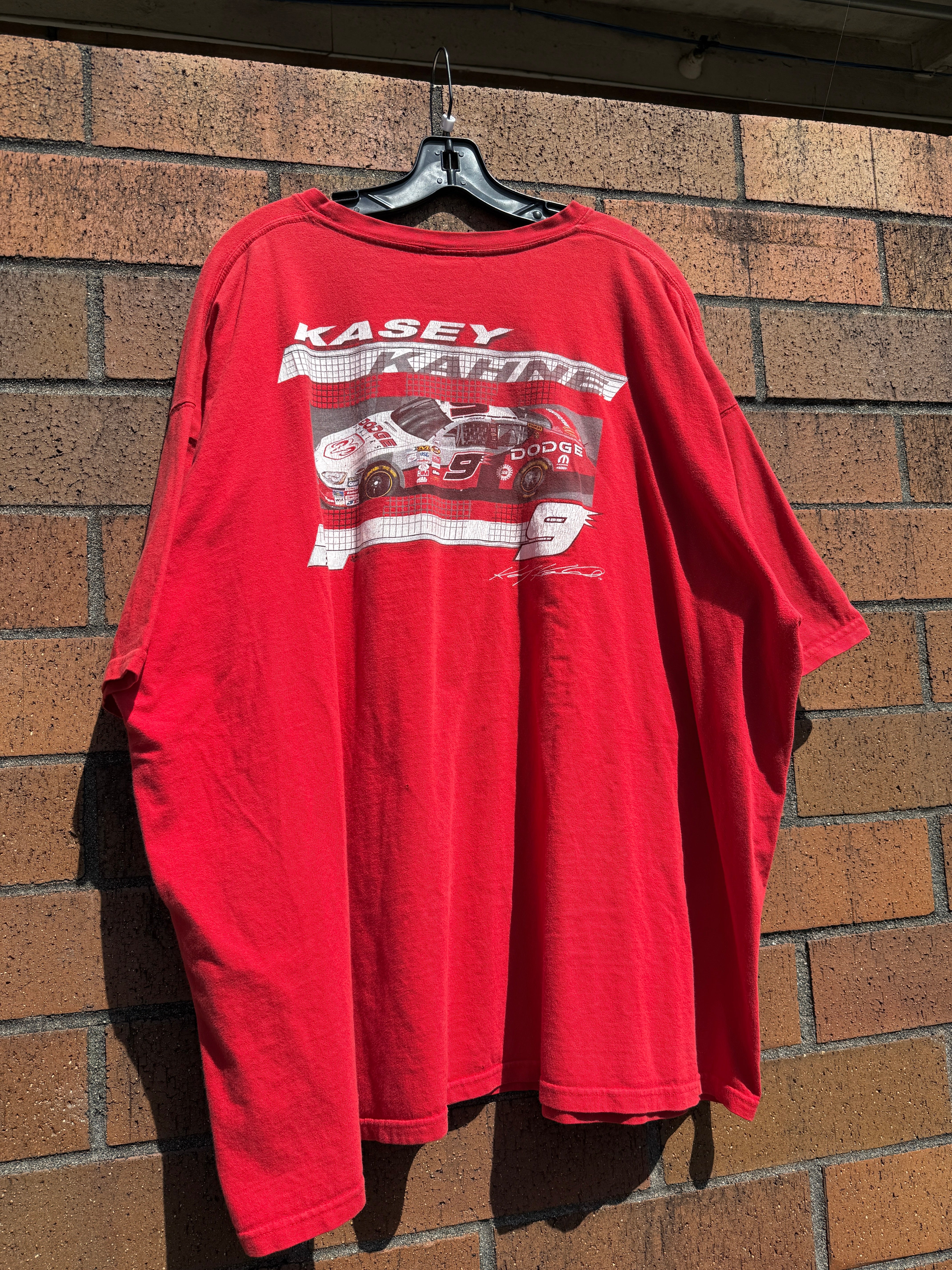 Y2K Kasey Kahne Red Chase Authentics Tee Size 3XL