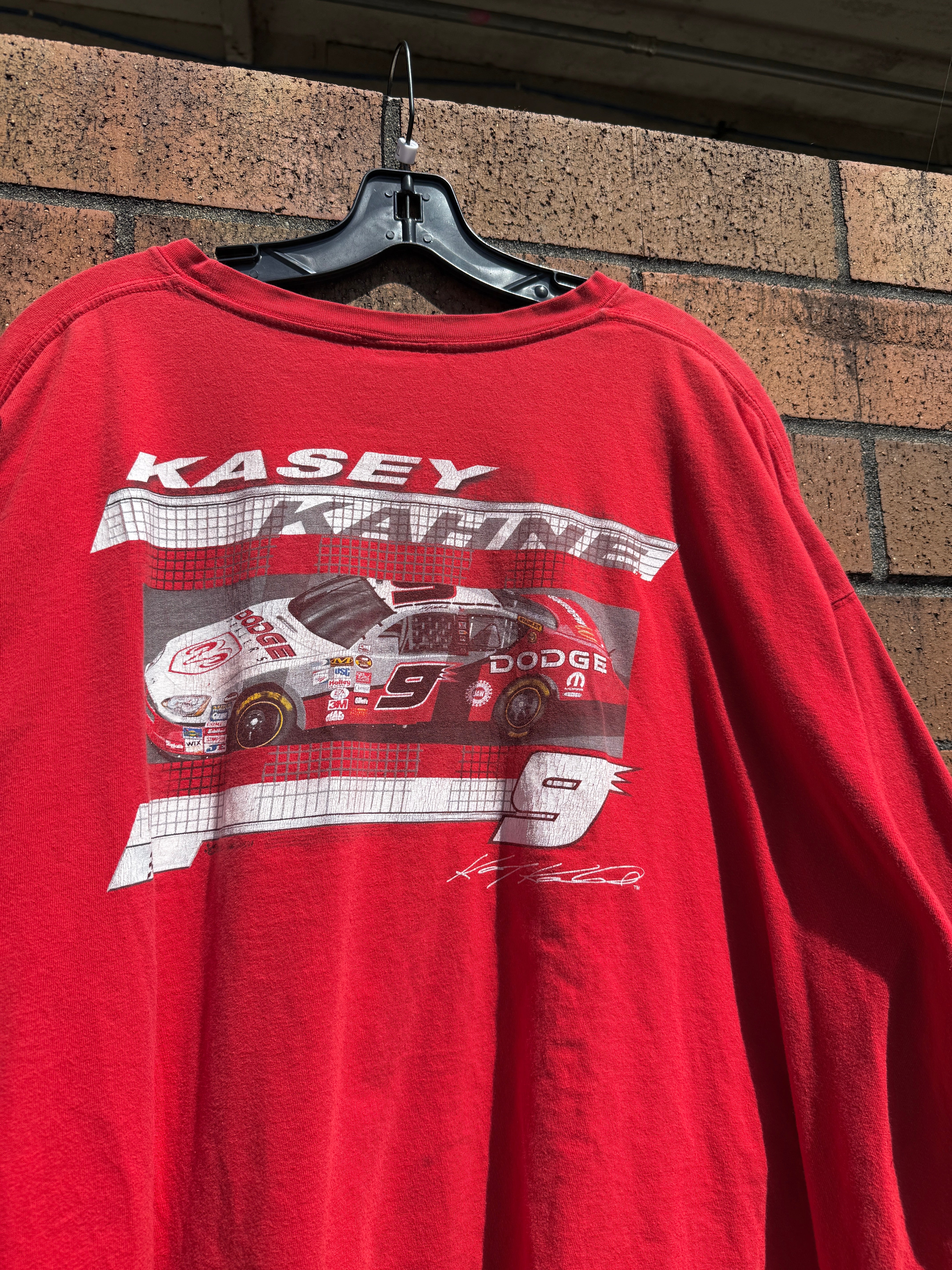 Y2K Kasey Kahne Red Chase Authentics Tee Size 3XL