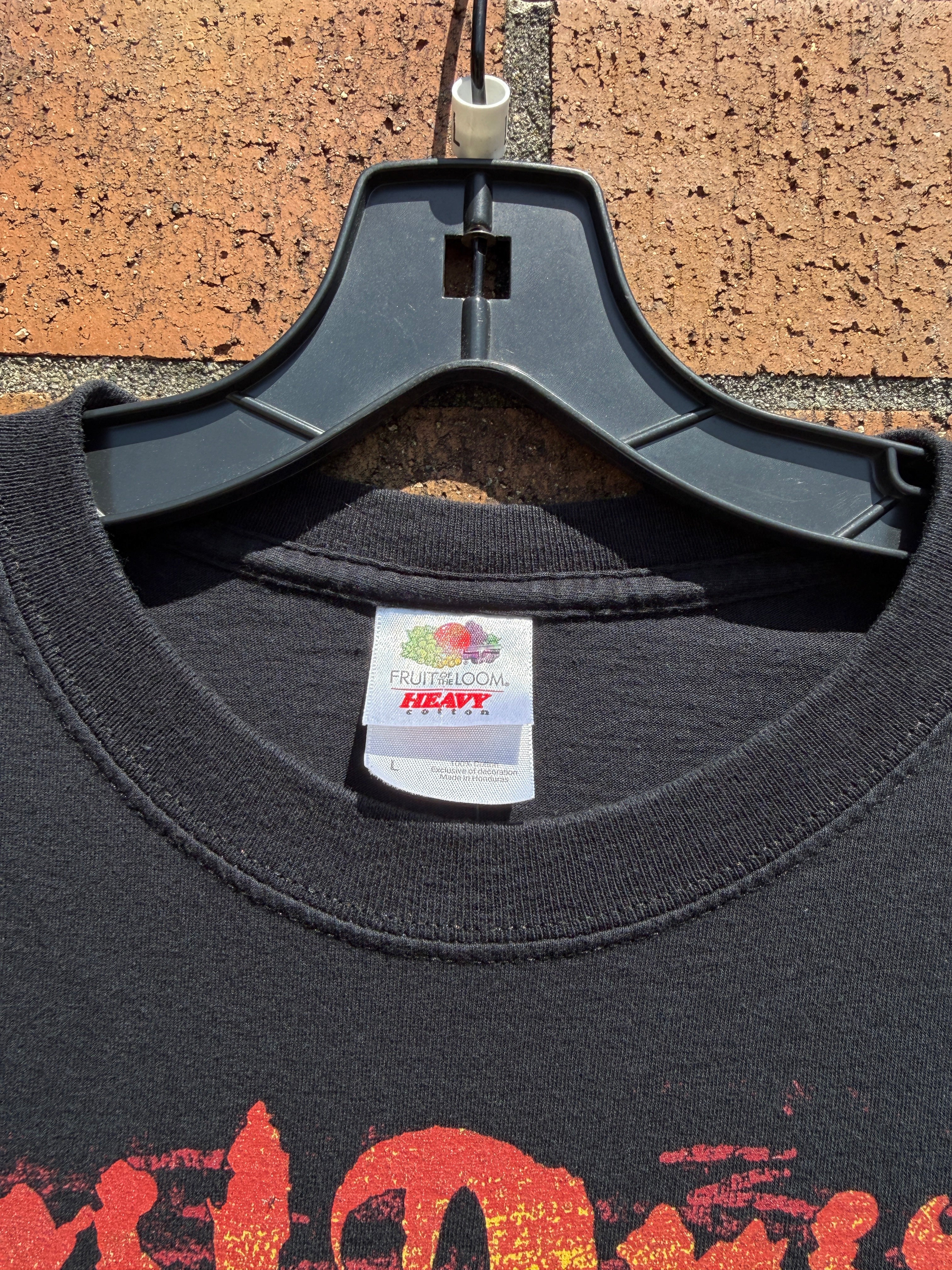 2010s Devil Driver Metal Band Tee Sz L