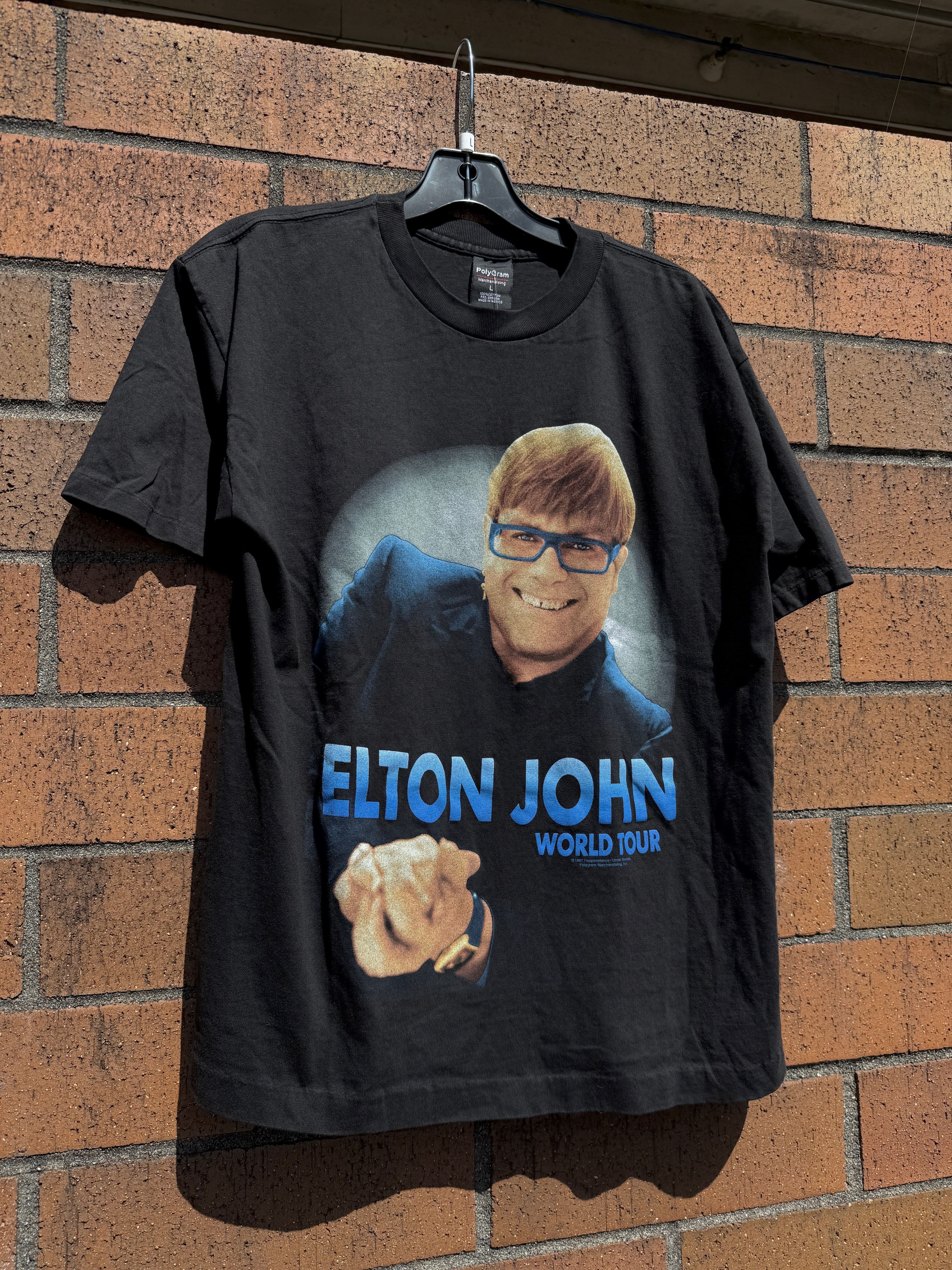 1997 Elton John World Tour Tee Size L