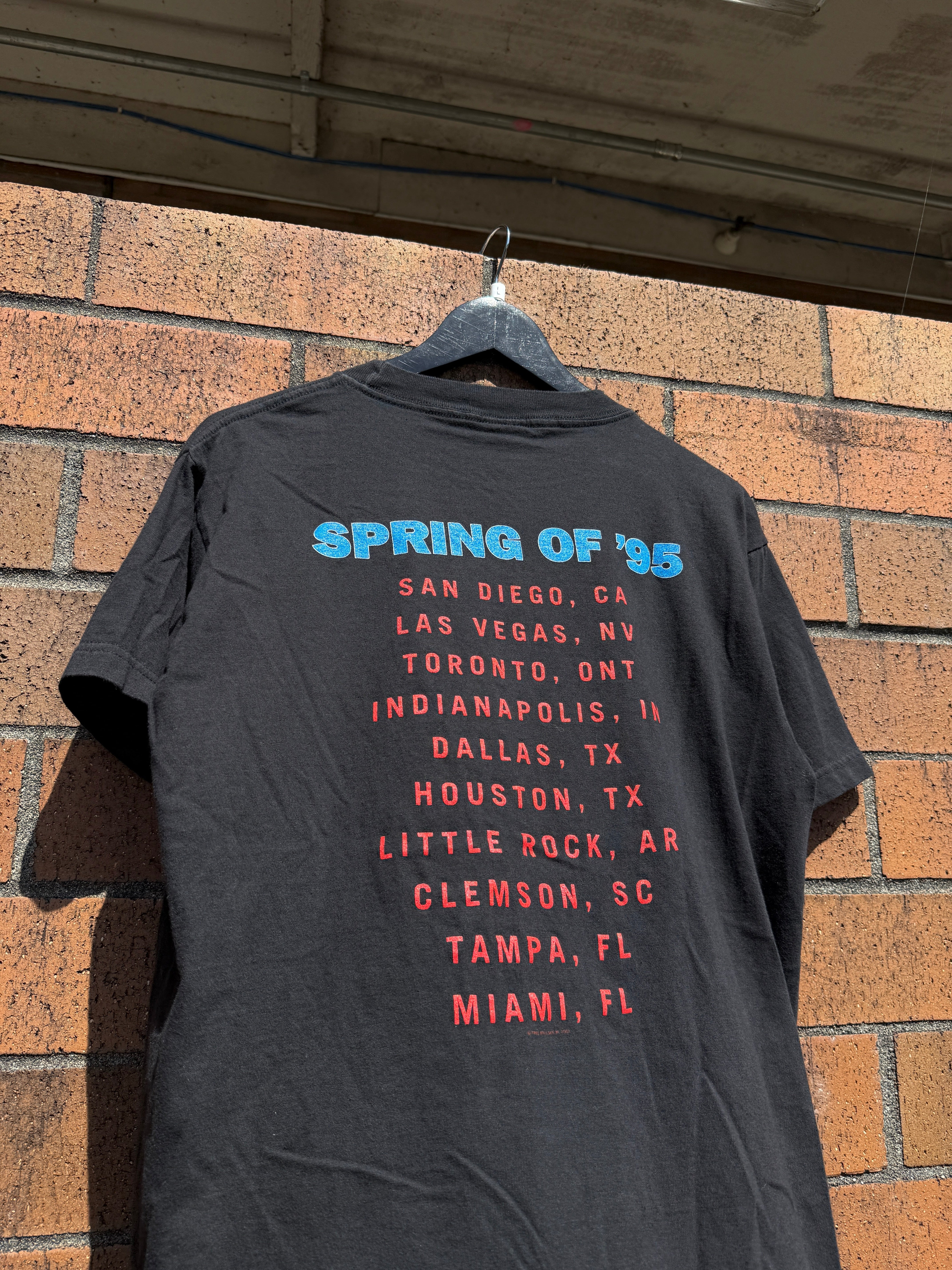 1995 Elton John / Billy Idol Spring Tour Tee Size L
