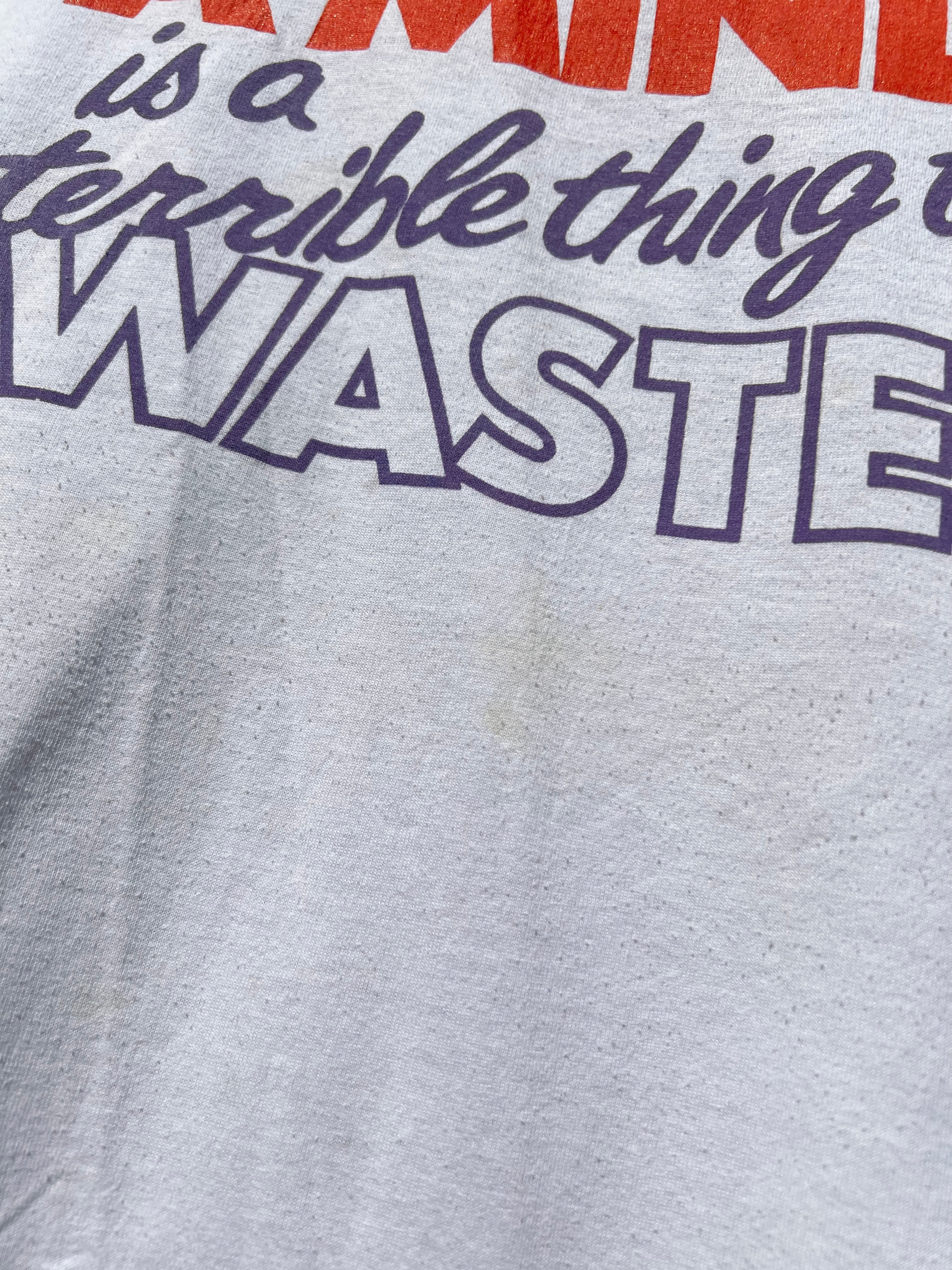 90s A Mind is a Terrible Thing to Waste Tee XL