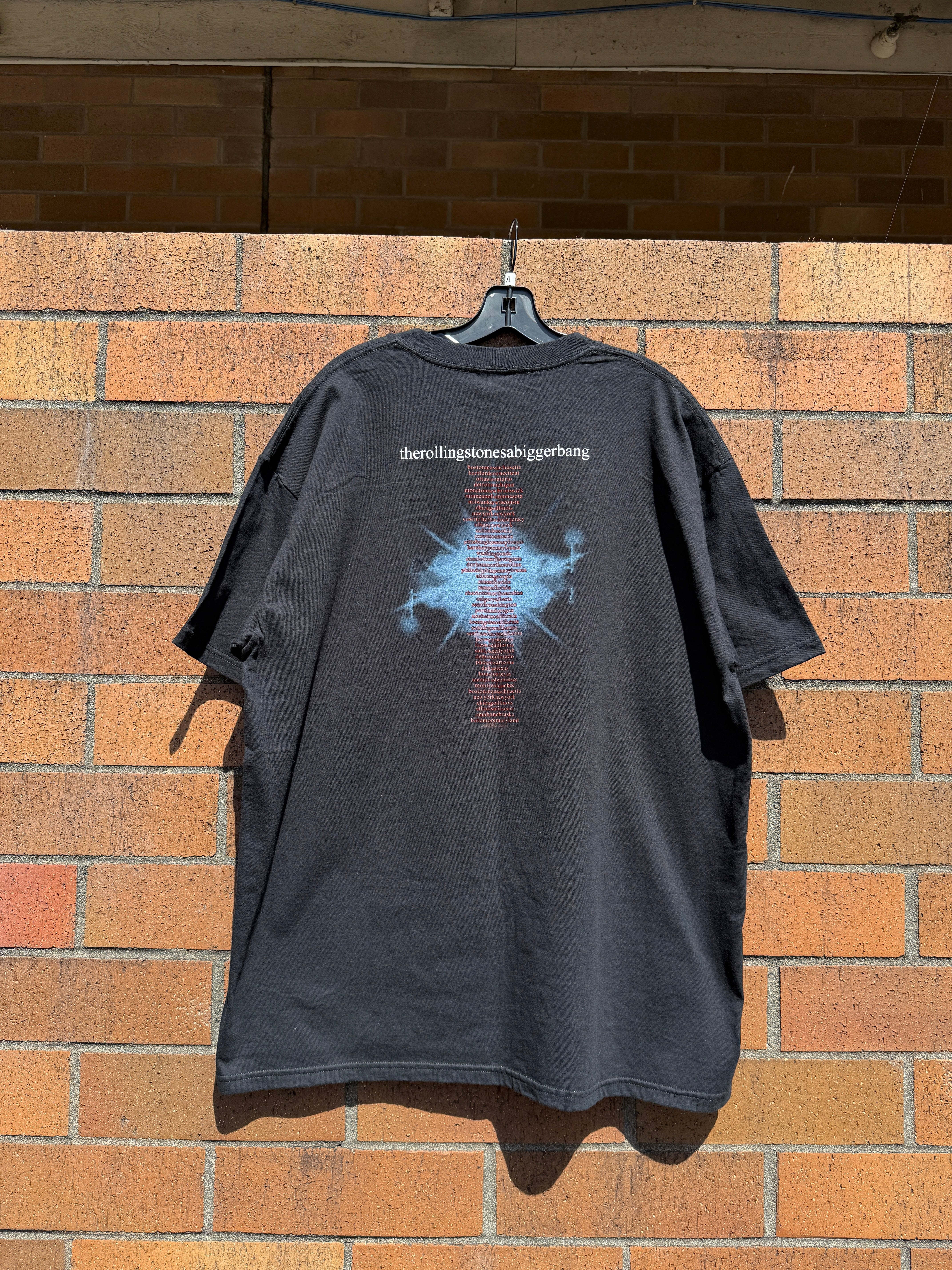 2005 The Rolling Stones A Bigger Bang Tour Tee Size XL