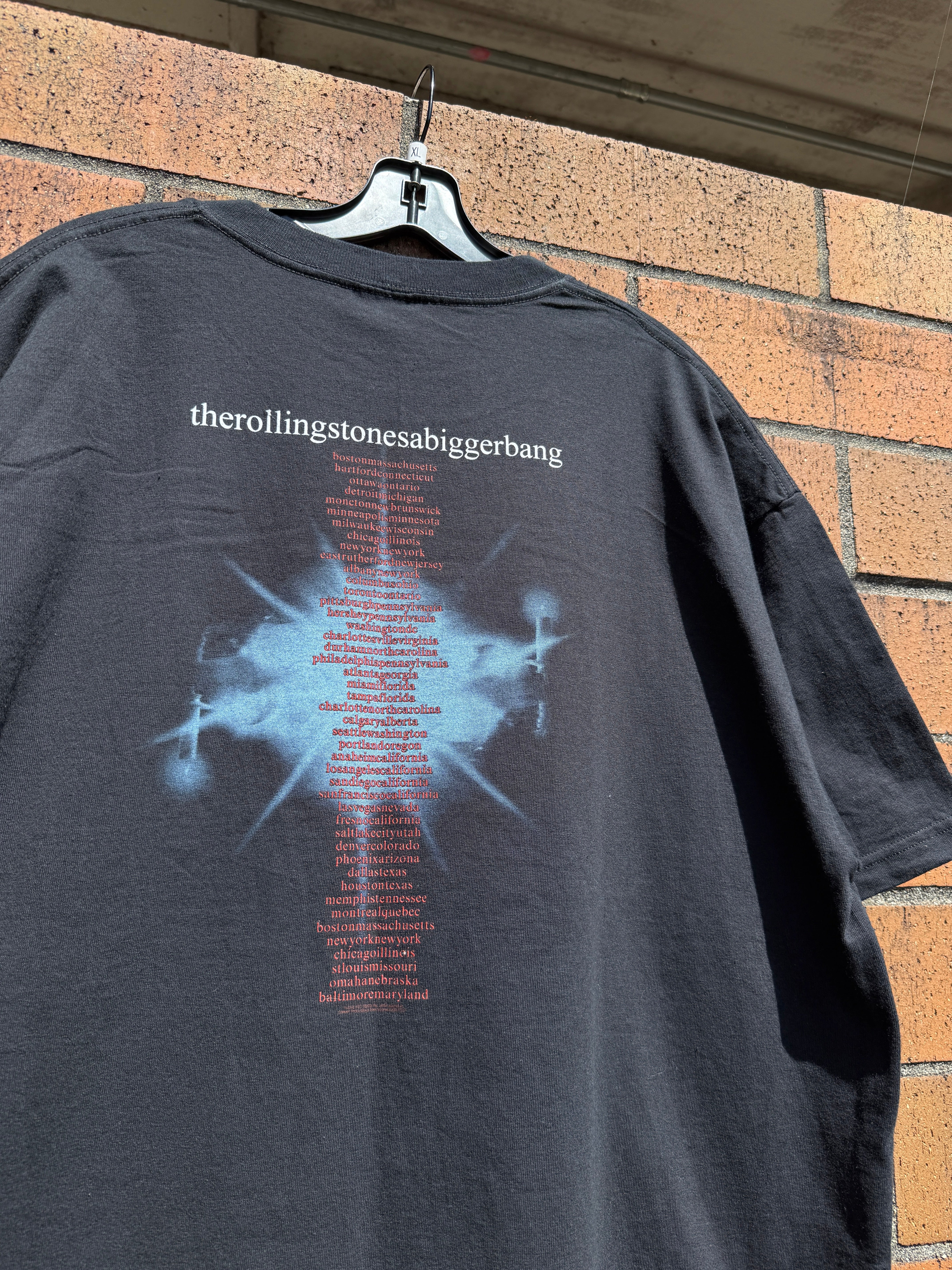 2005 The Rolling Stones A Bigger Bang Tour Tee Size XL