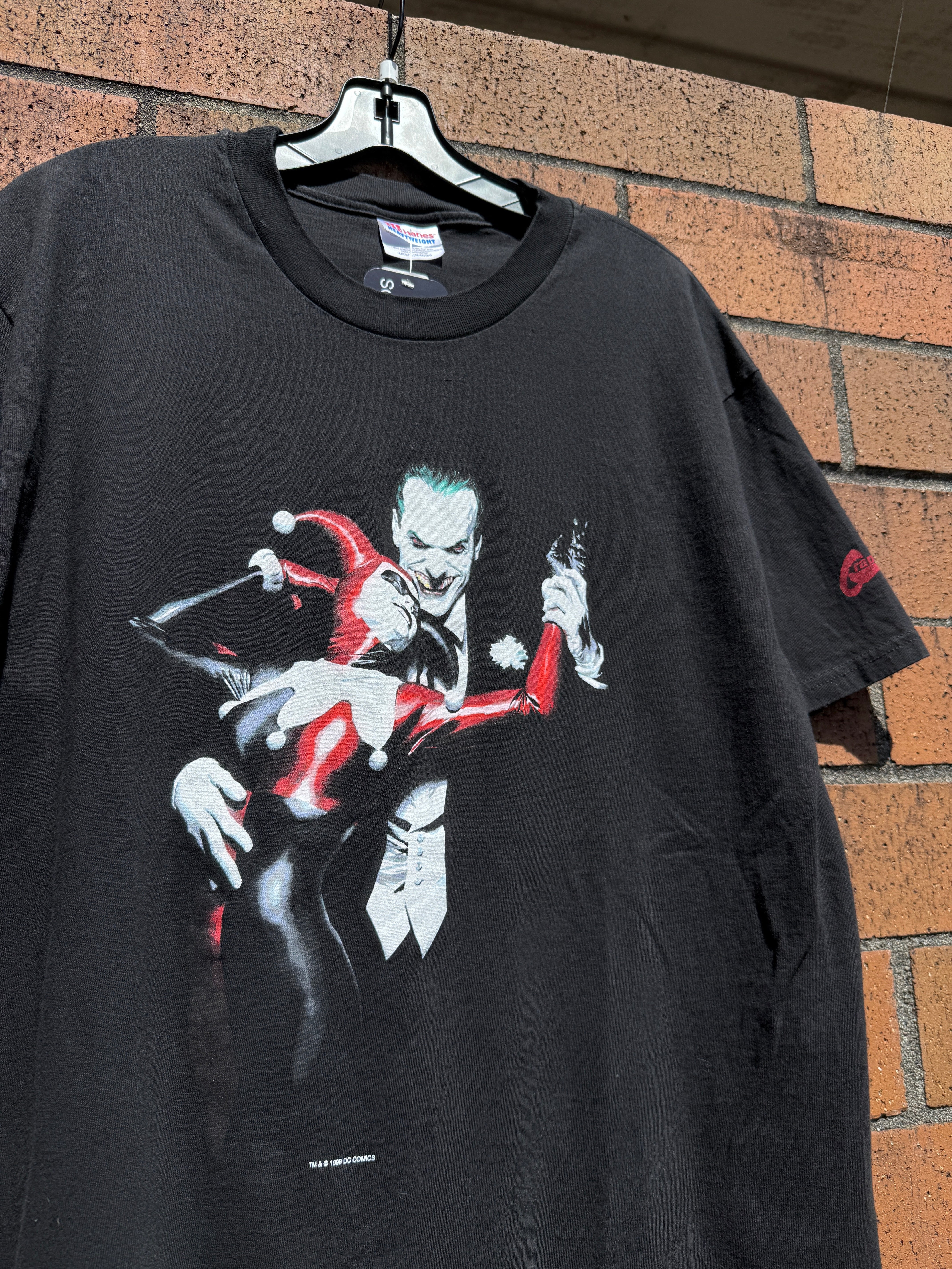 1999 Joker & Harley Quinn DC Comics Tee Size L