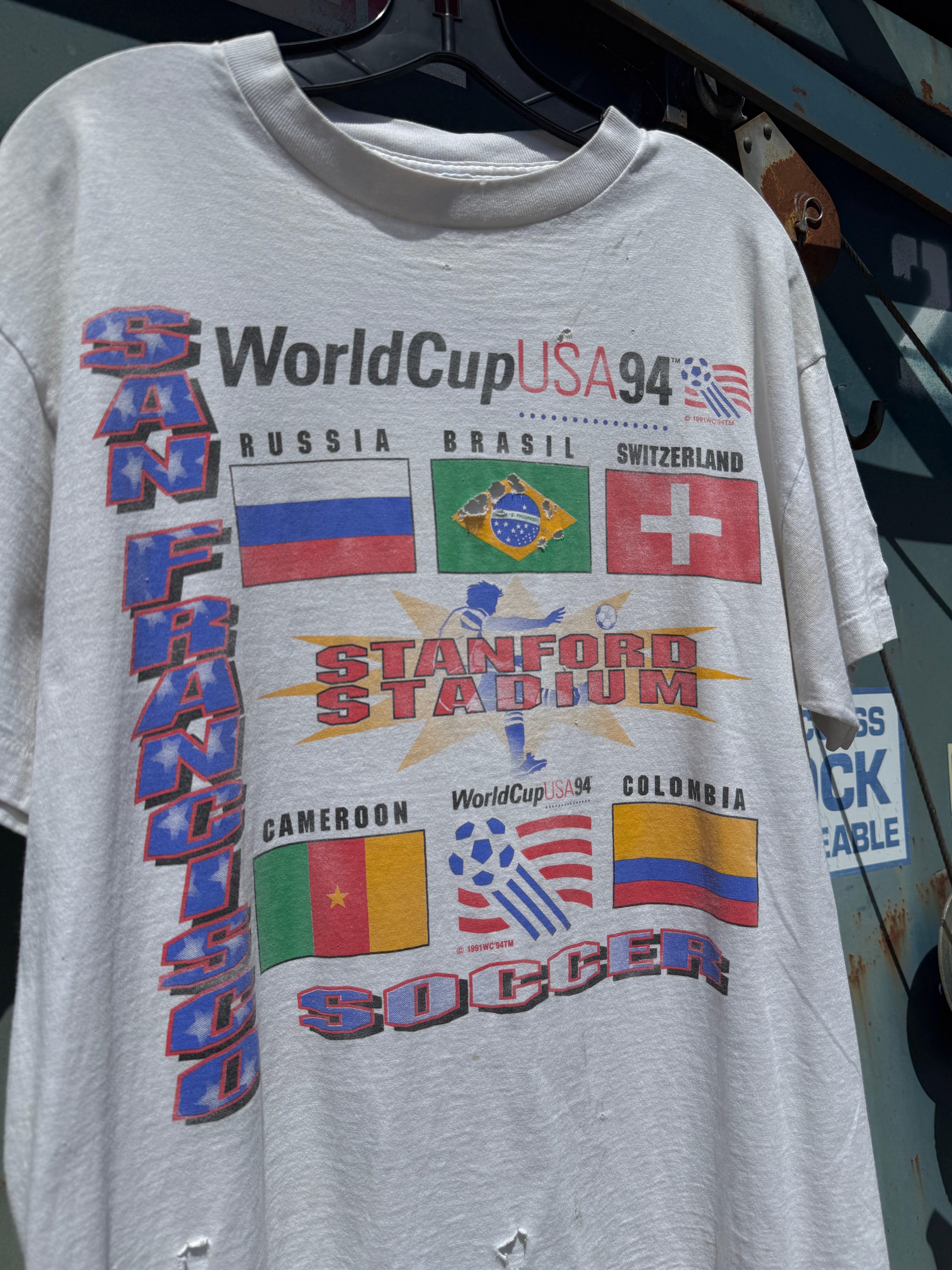 1994 World Cup USA Stanford Stadium Tee Size L