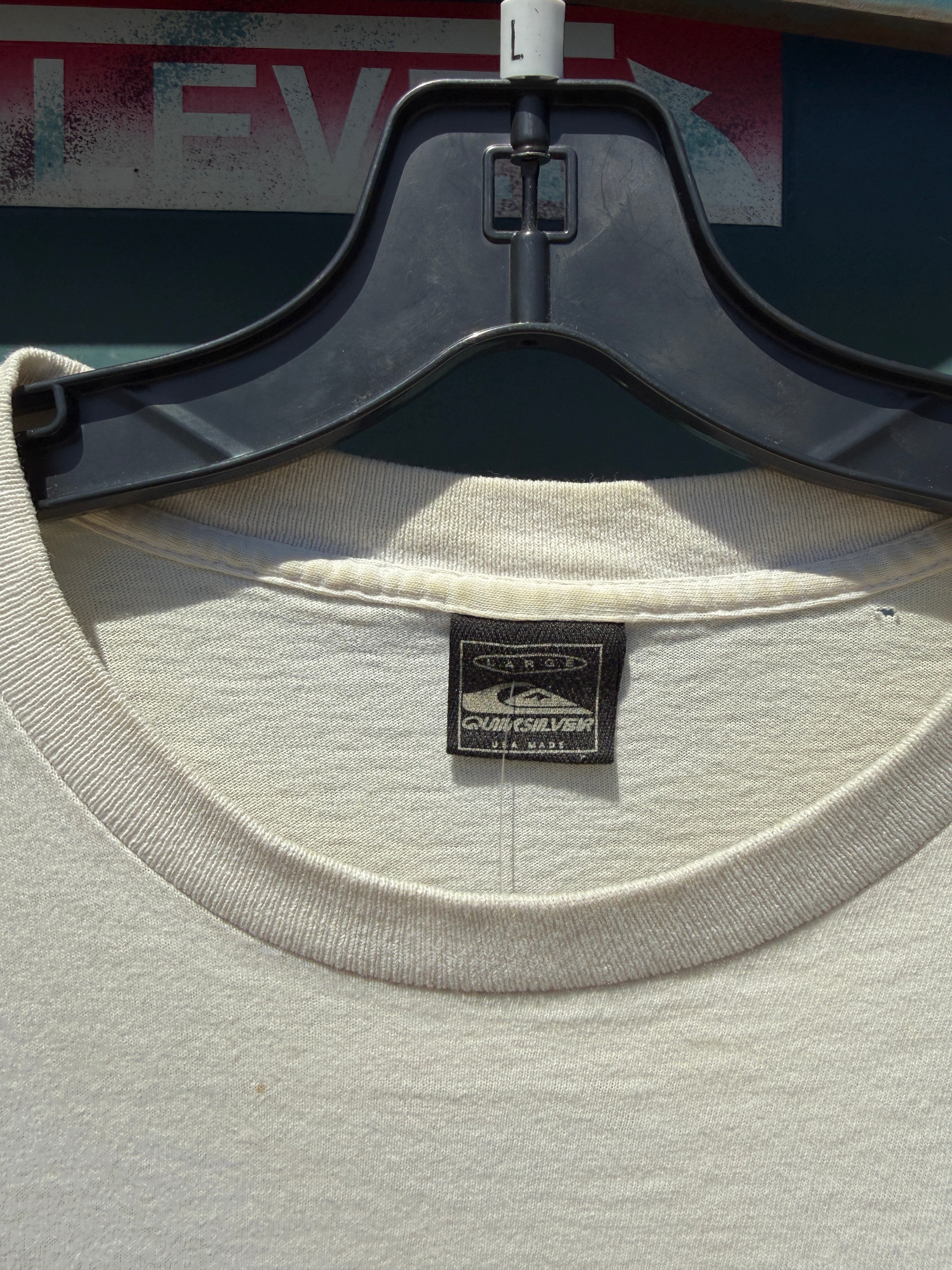 90s Quiksilver Surfing Equipment Tee Size L