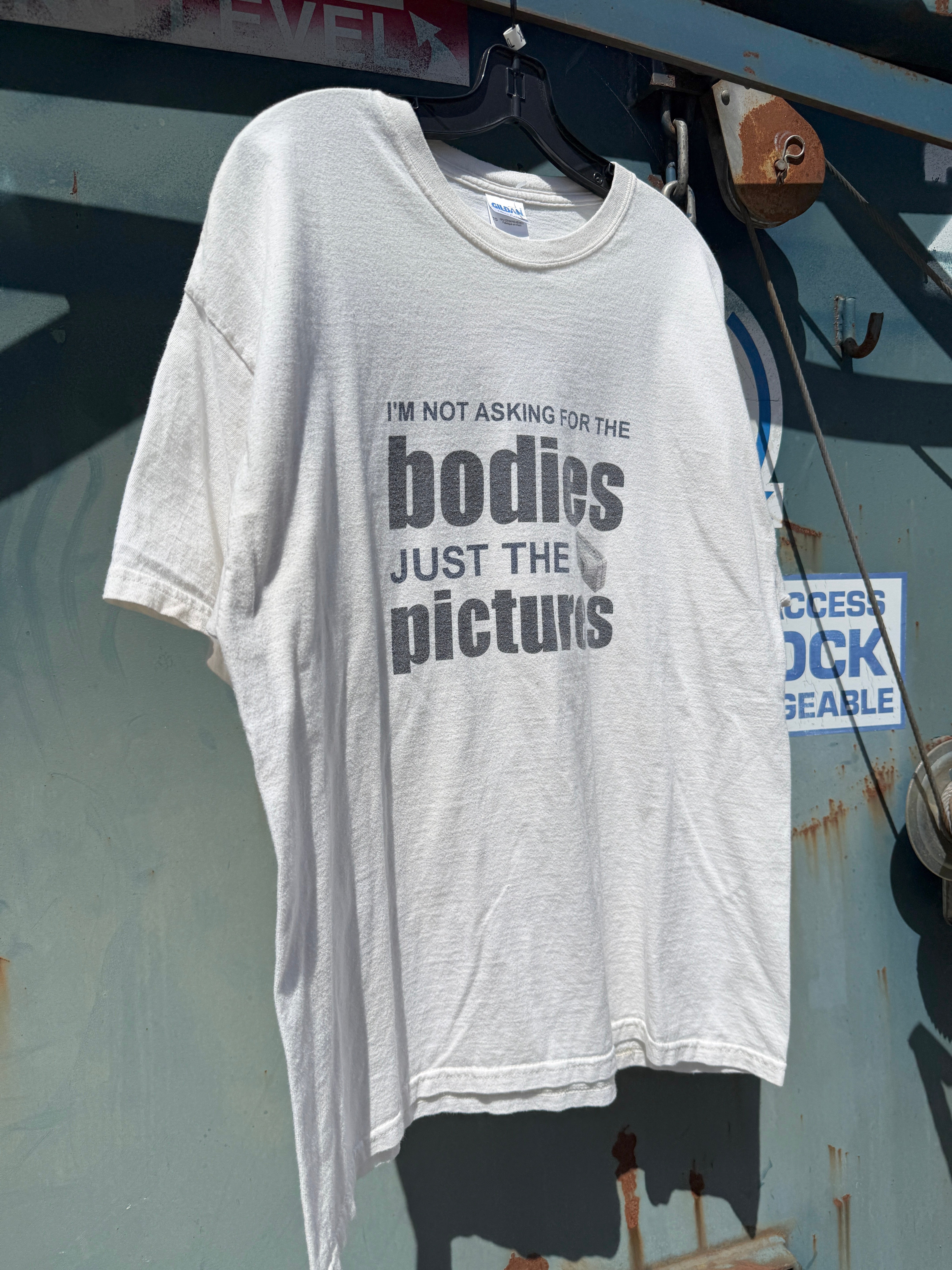 Y2K I'm Not Asking for the Bodies Tee Size XL