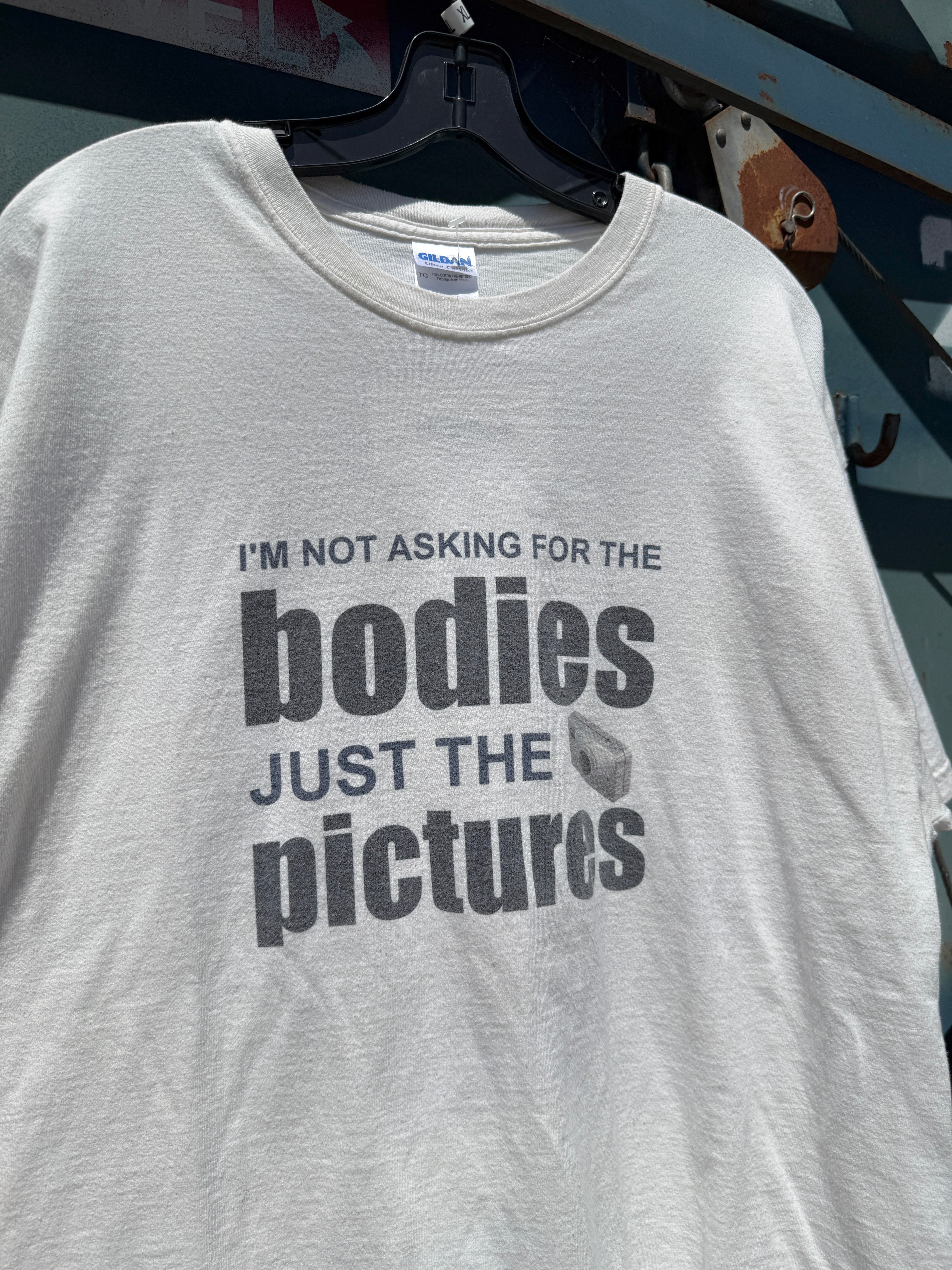 Y2K I'm Not Asking for the Bodies Tee Size XL