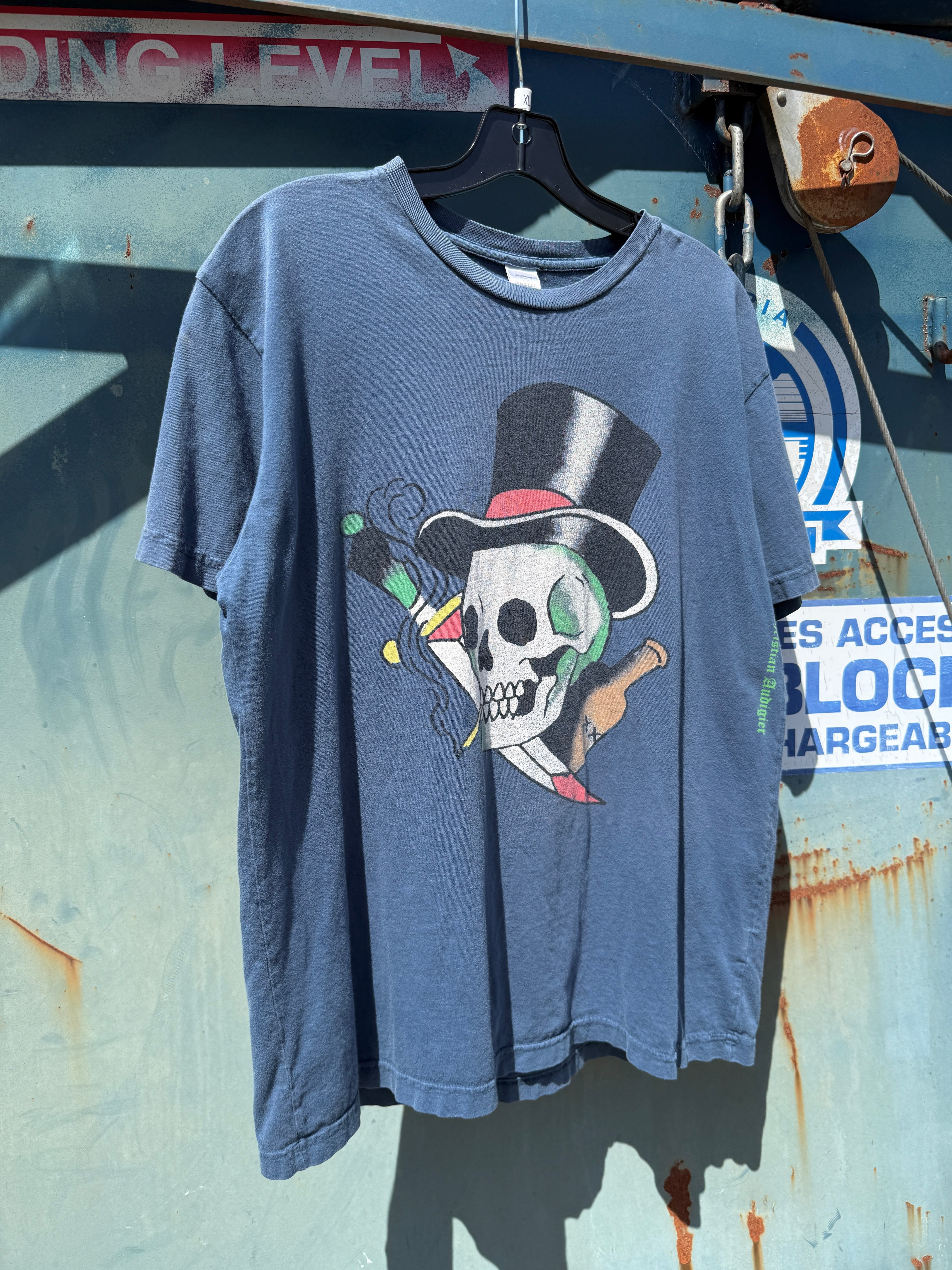 Y2K Ed Hardy Pirate Tee Sz XL