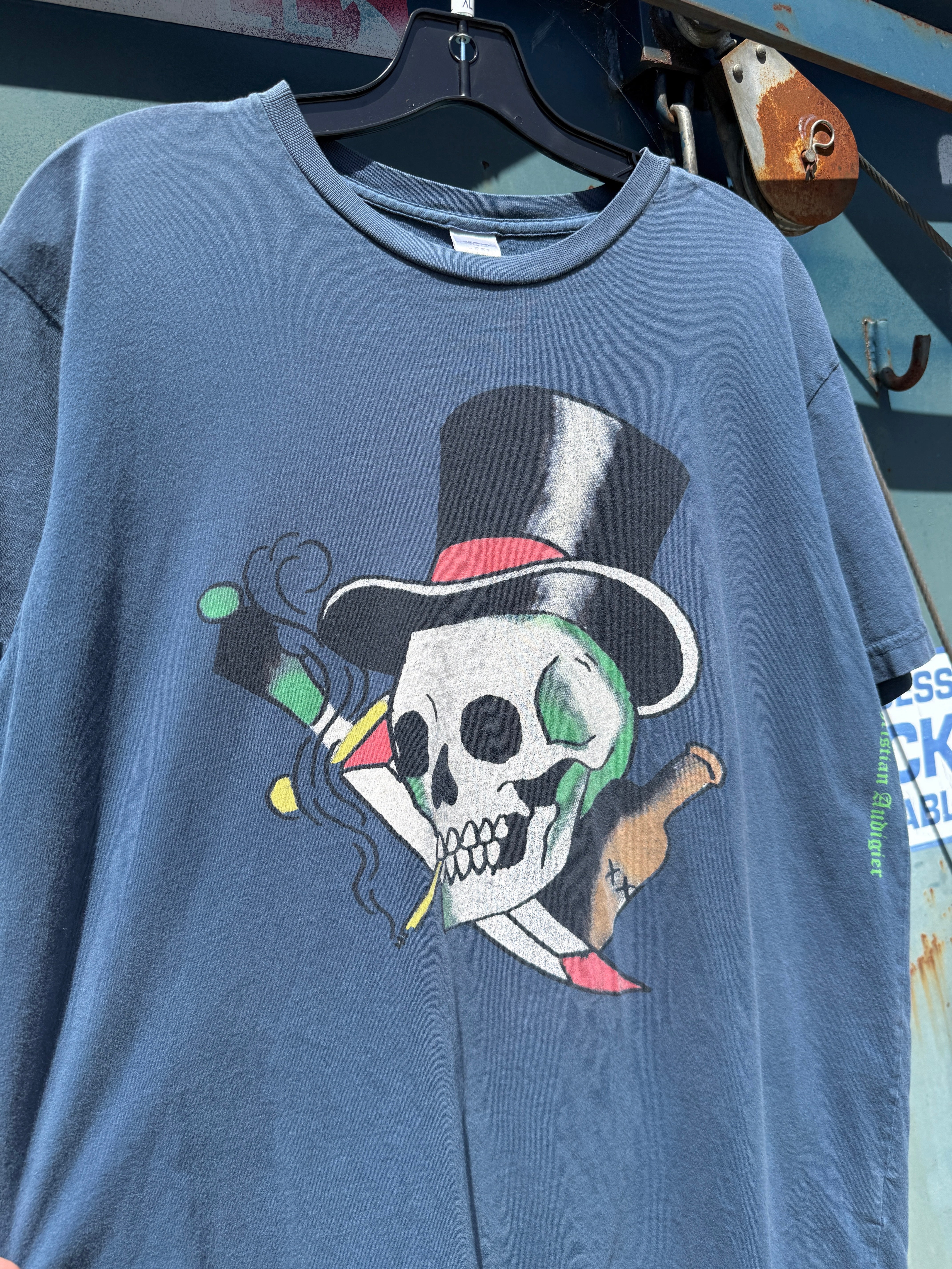 Y2K Ed Hardy Pirate Tee Sz XL