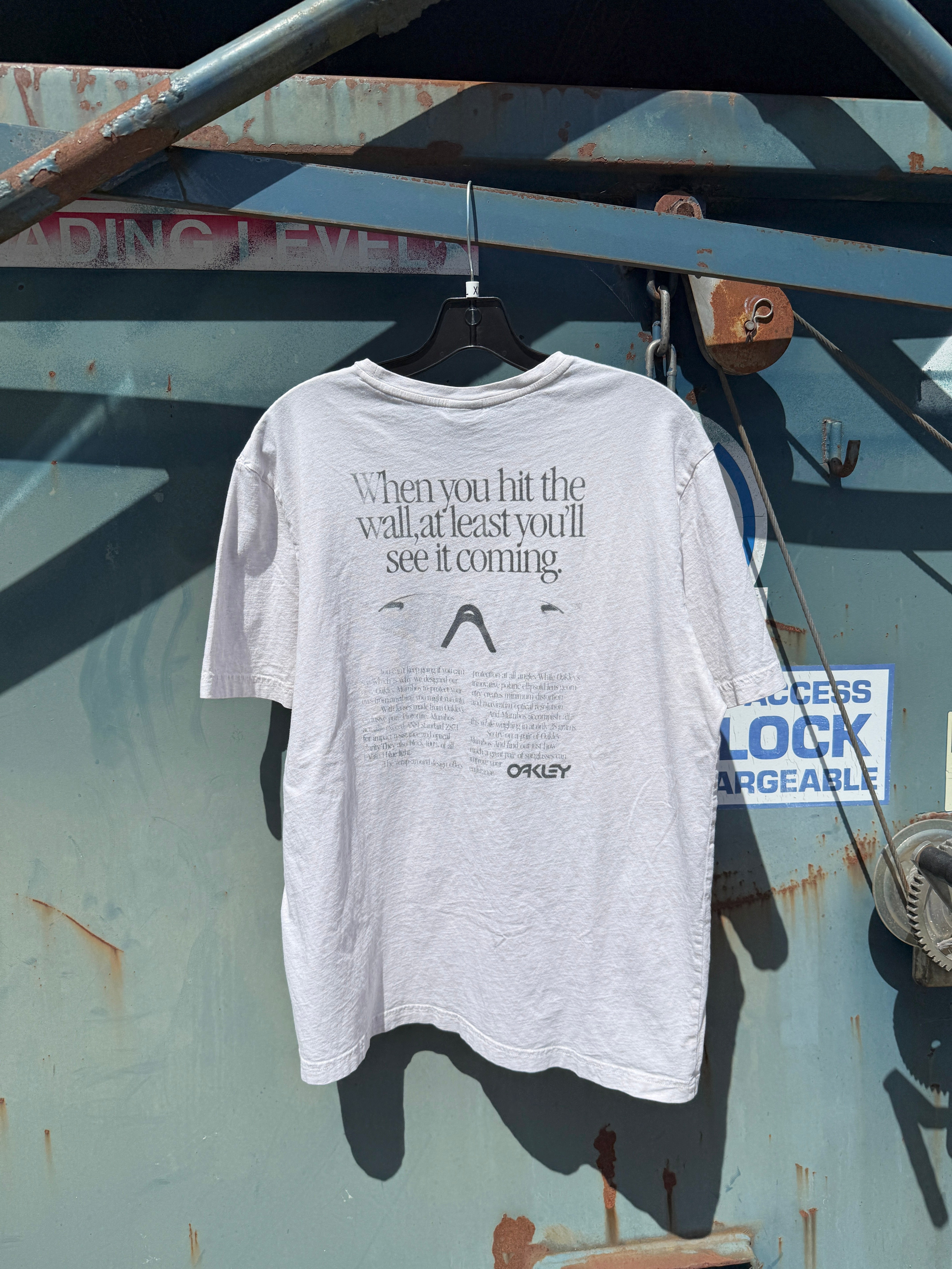 Y2K Oakley Hit the Wall Tee Size XXL