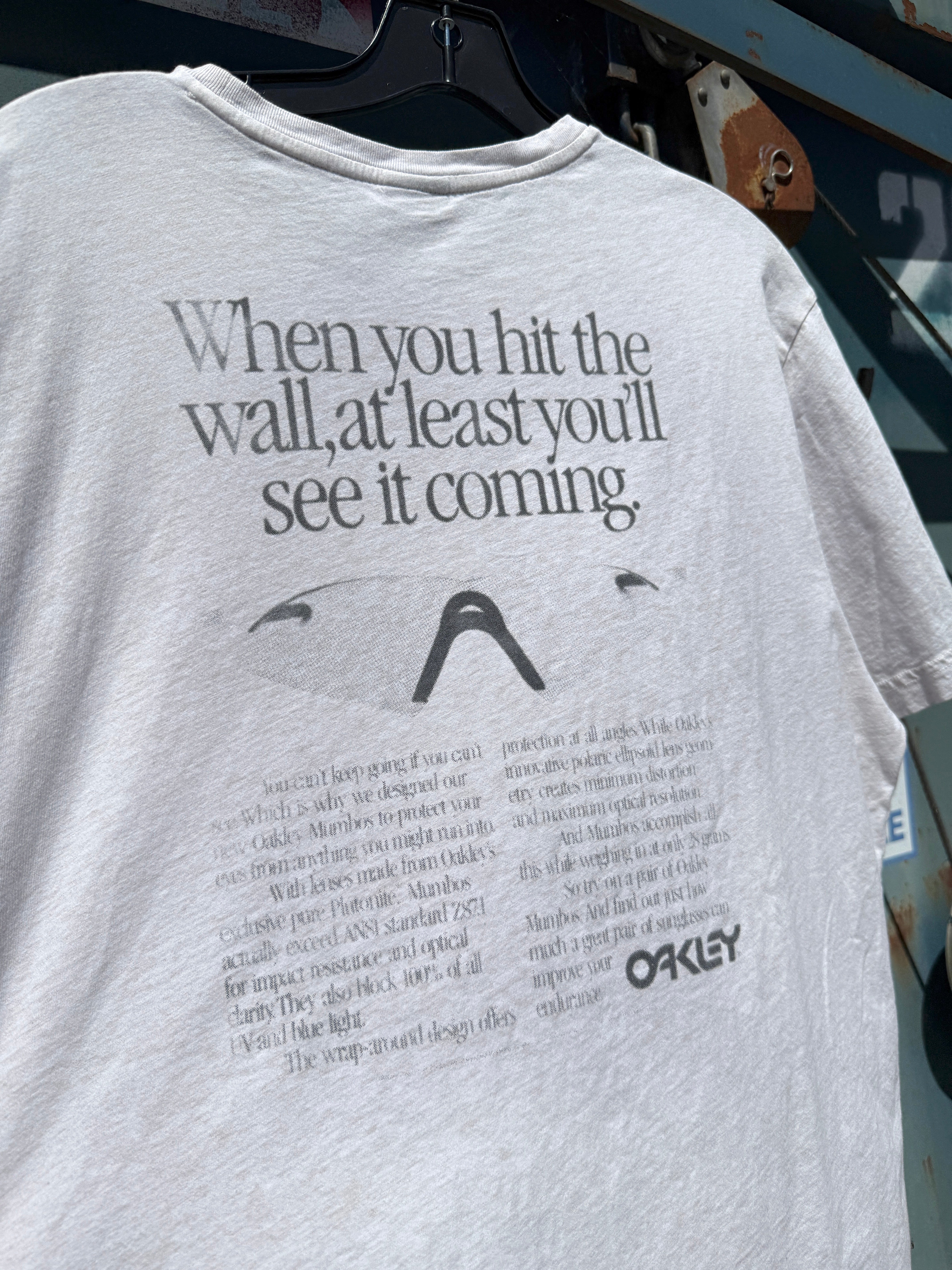 Y2K Oakley Hit the Wall Tee Size XXL