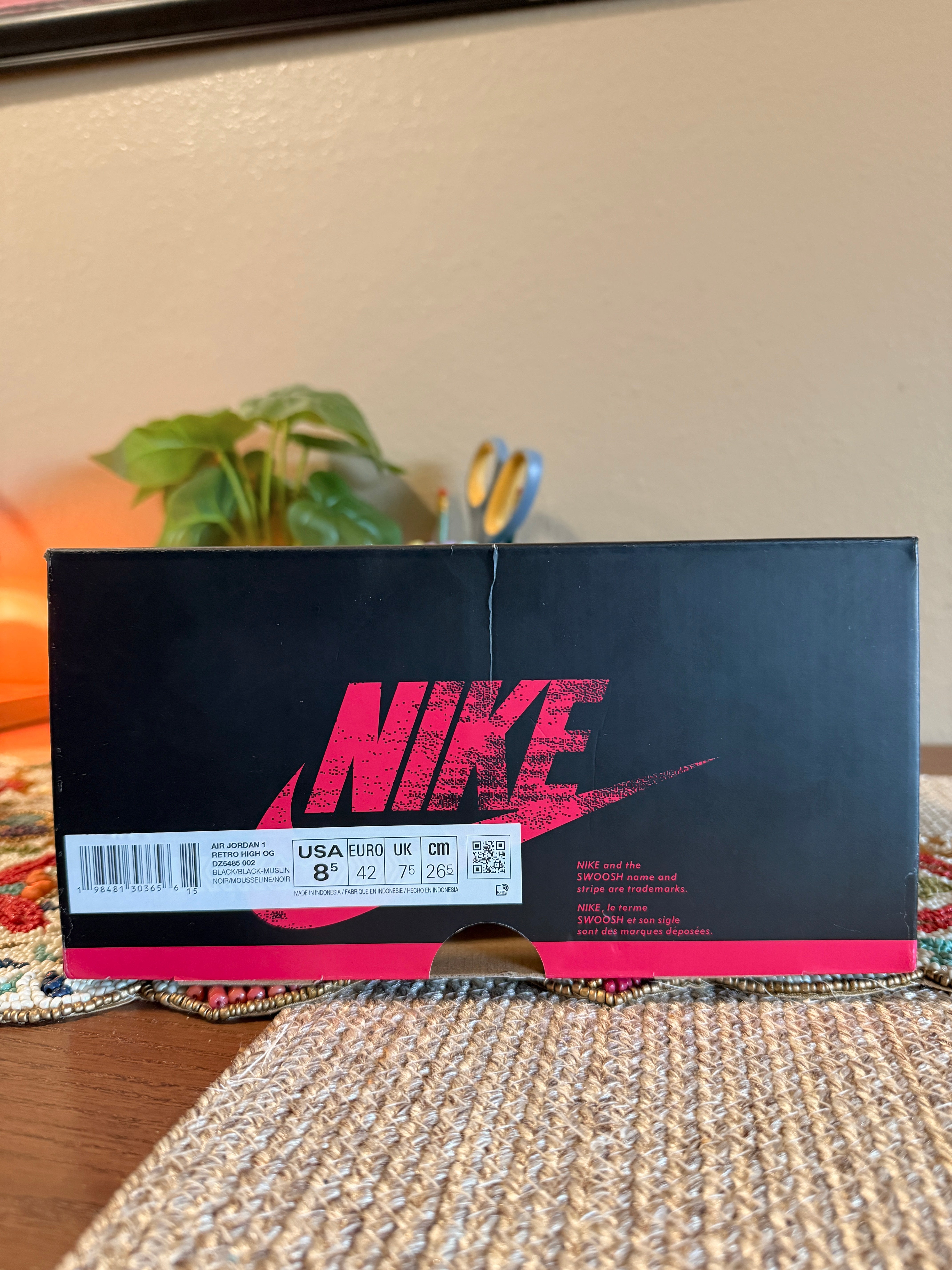 Jordan 1 Retro High OG Self Expression Size 8.5 MISSING LID