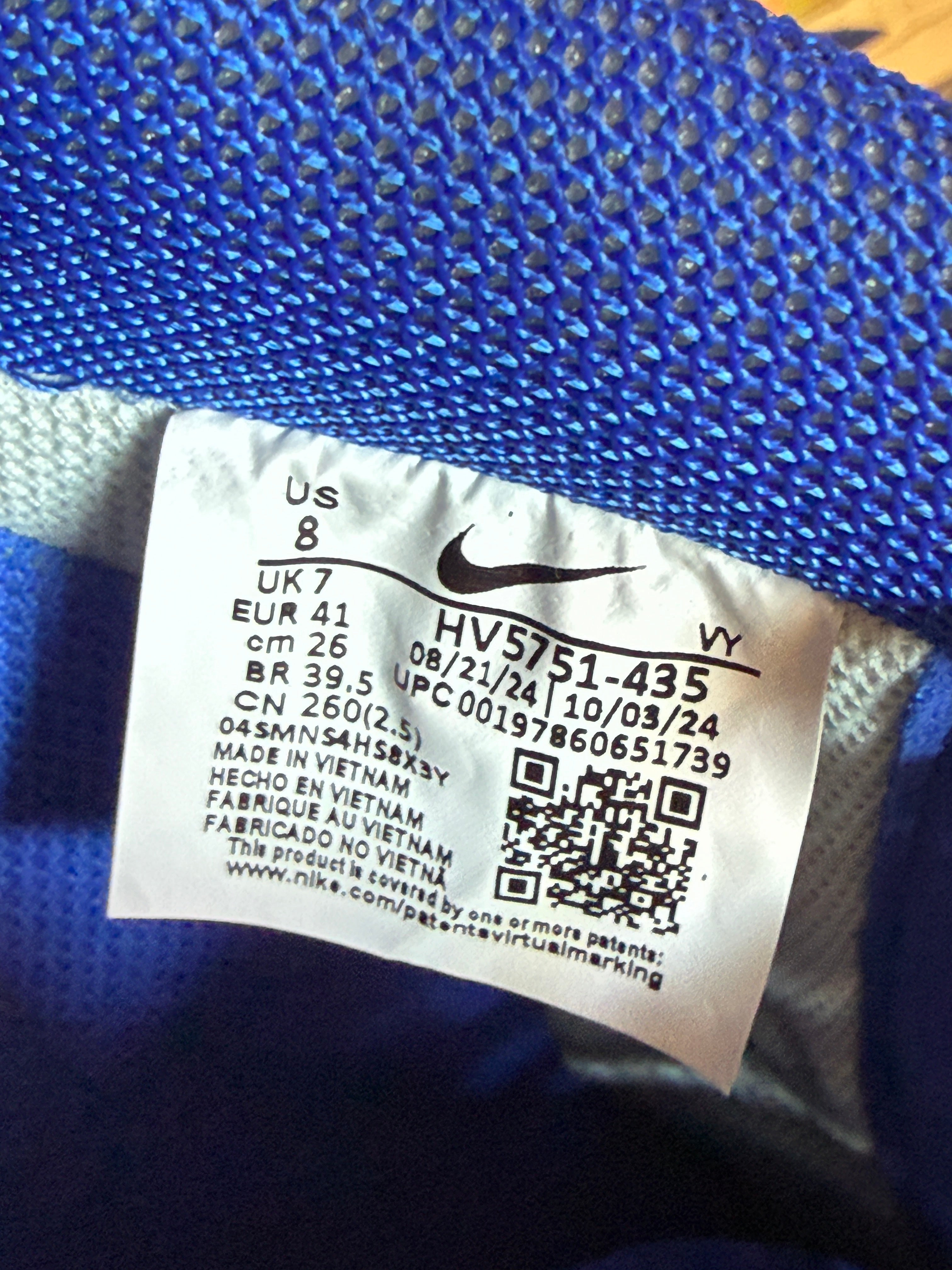 Nike Air Force 1 '07 LV8 Light Photo Blue Photon Dust Size 8 MISSING LID