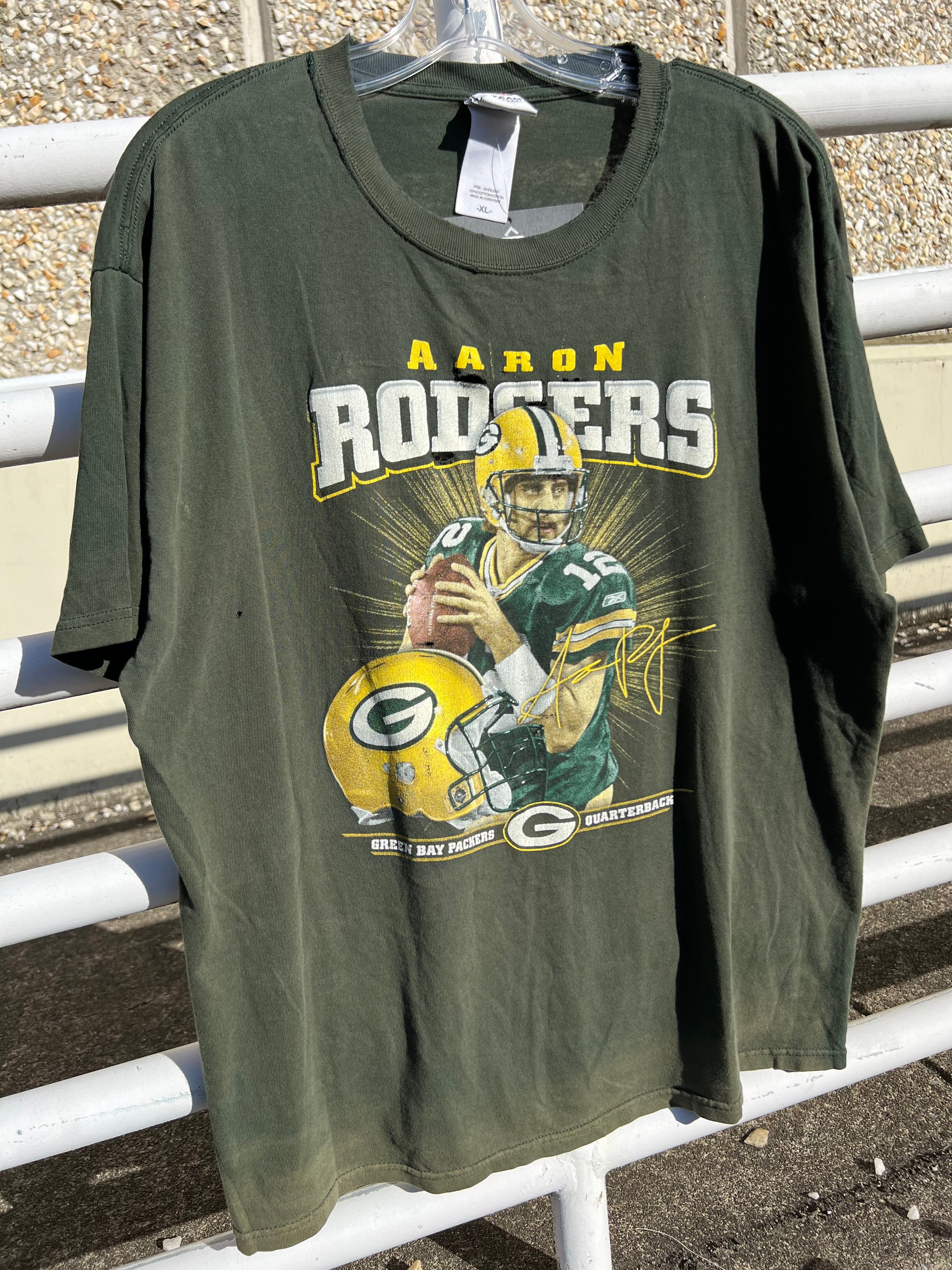 Y2K Aaron Rodgers Packers Tee XL