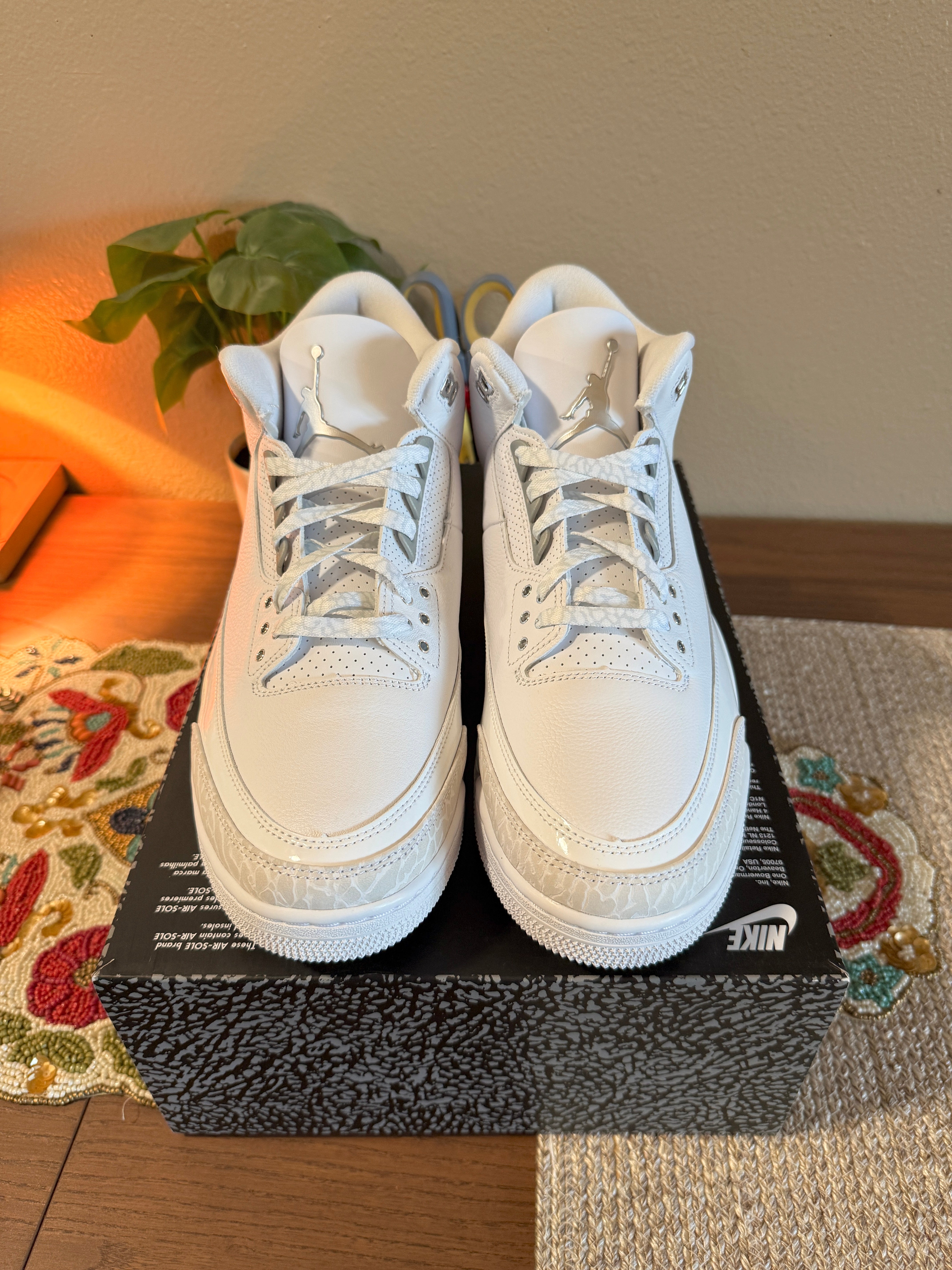 Jordan 3 Retro Pure Money (2025) Size 13 MISSING LID