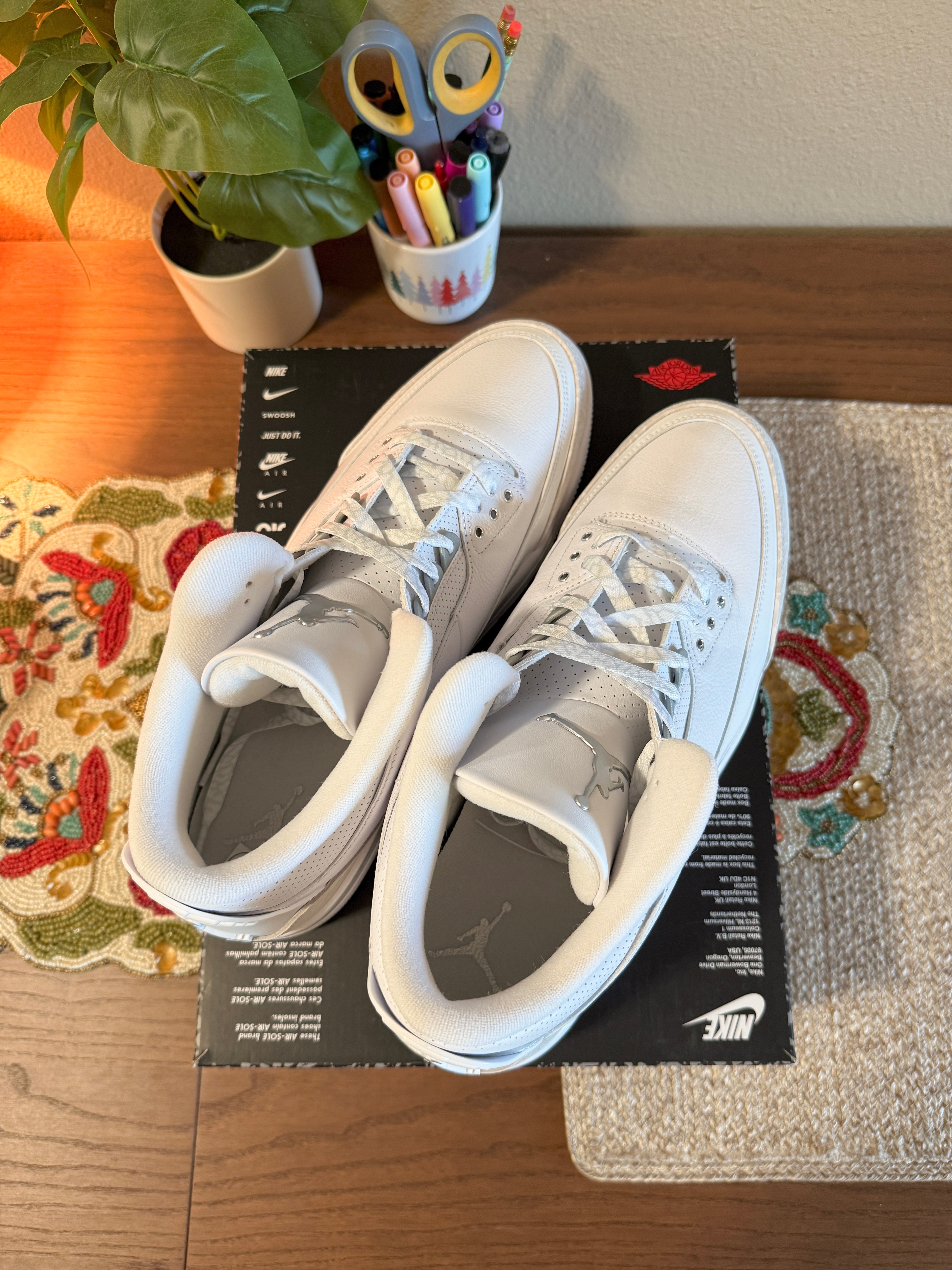 Jordan 3 Retro Pure Money (2025) Size 13 MISSING LID