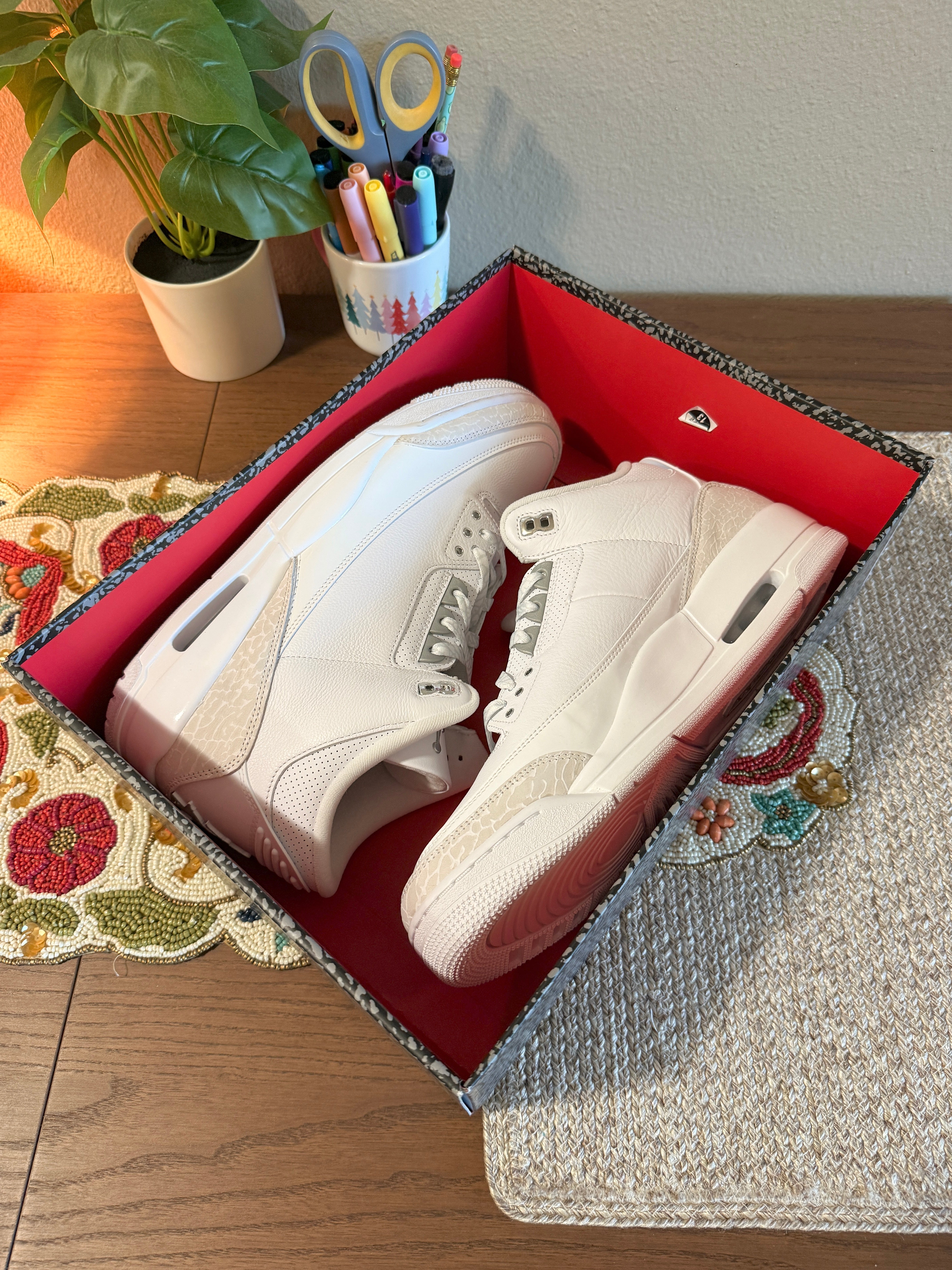 Jordan 3 Retro Pure Money (2025) Size 15 MISSING LID