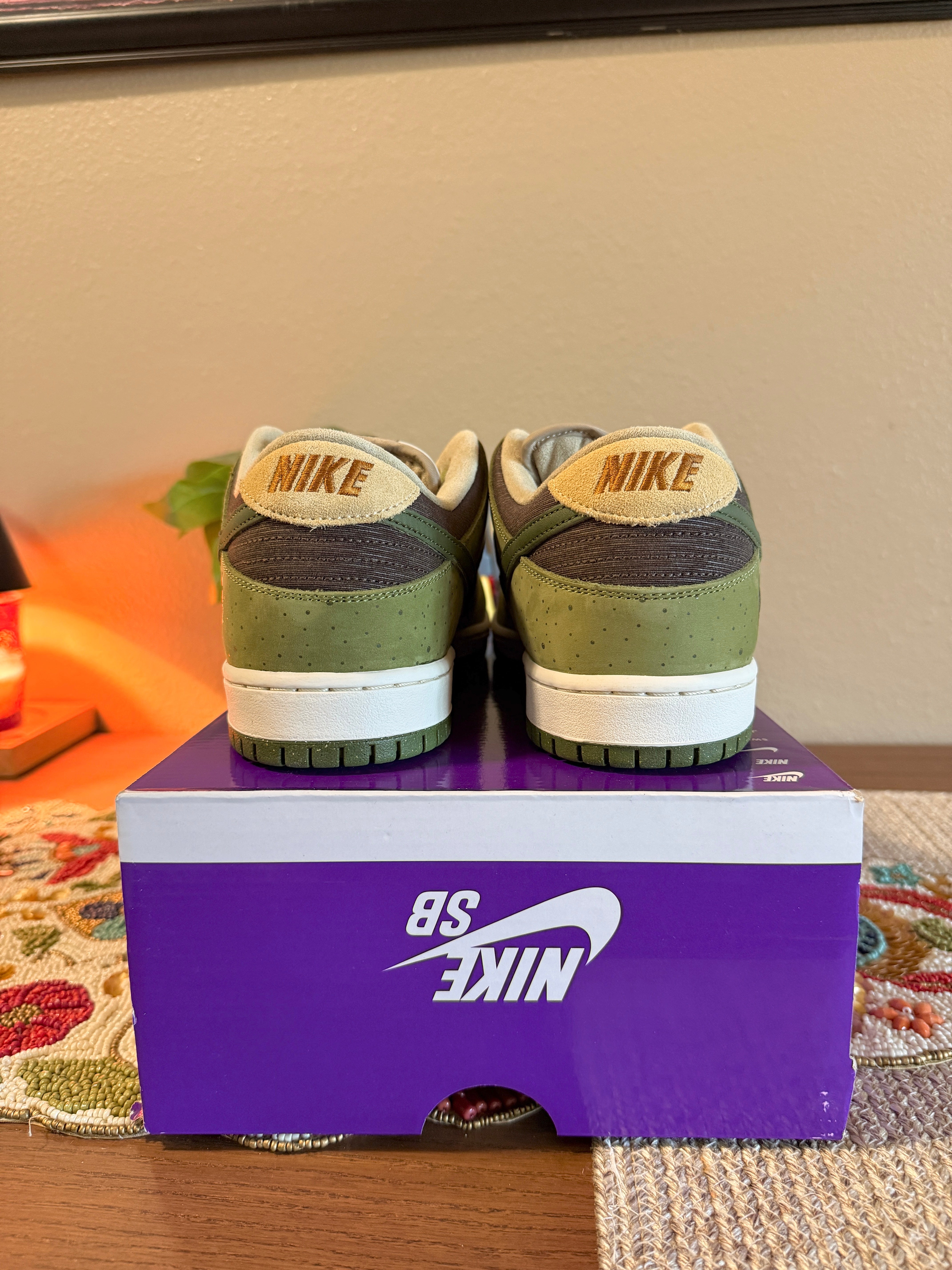 Nike SB Dunk Low Yuto Horigome Matcha Size 14 MISSING LID