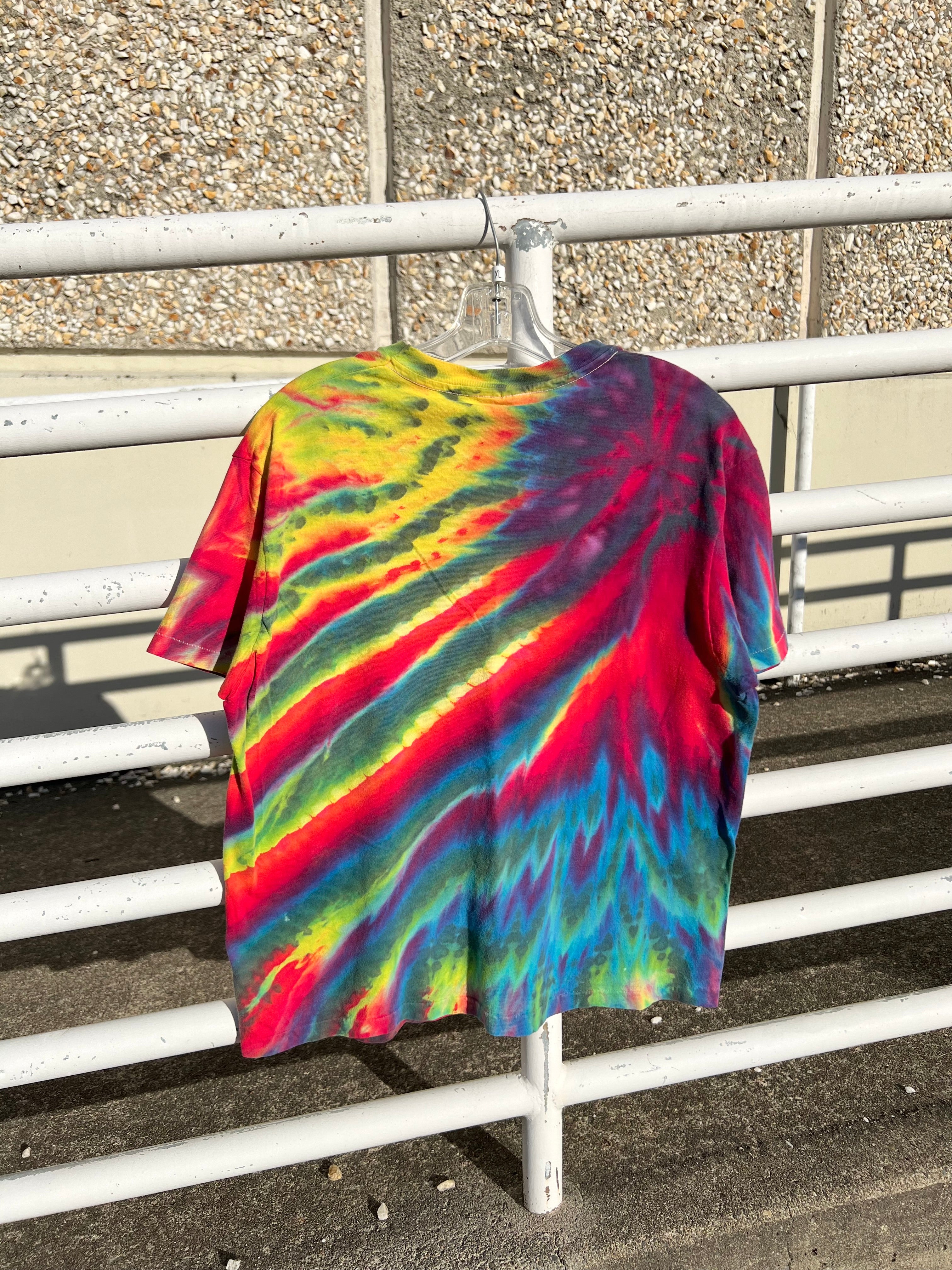 80s Single Stitch Tie Dye Tee XL