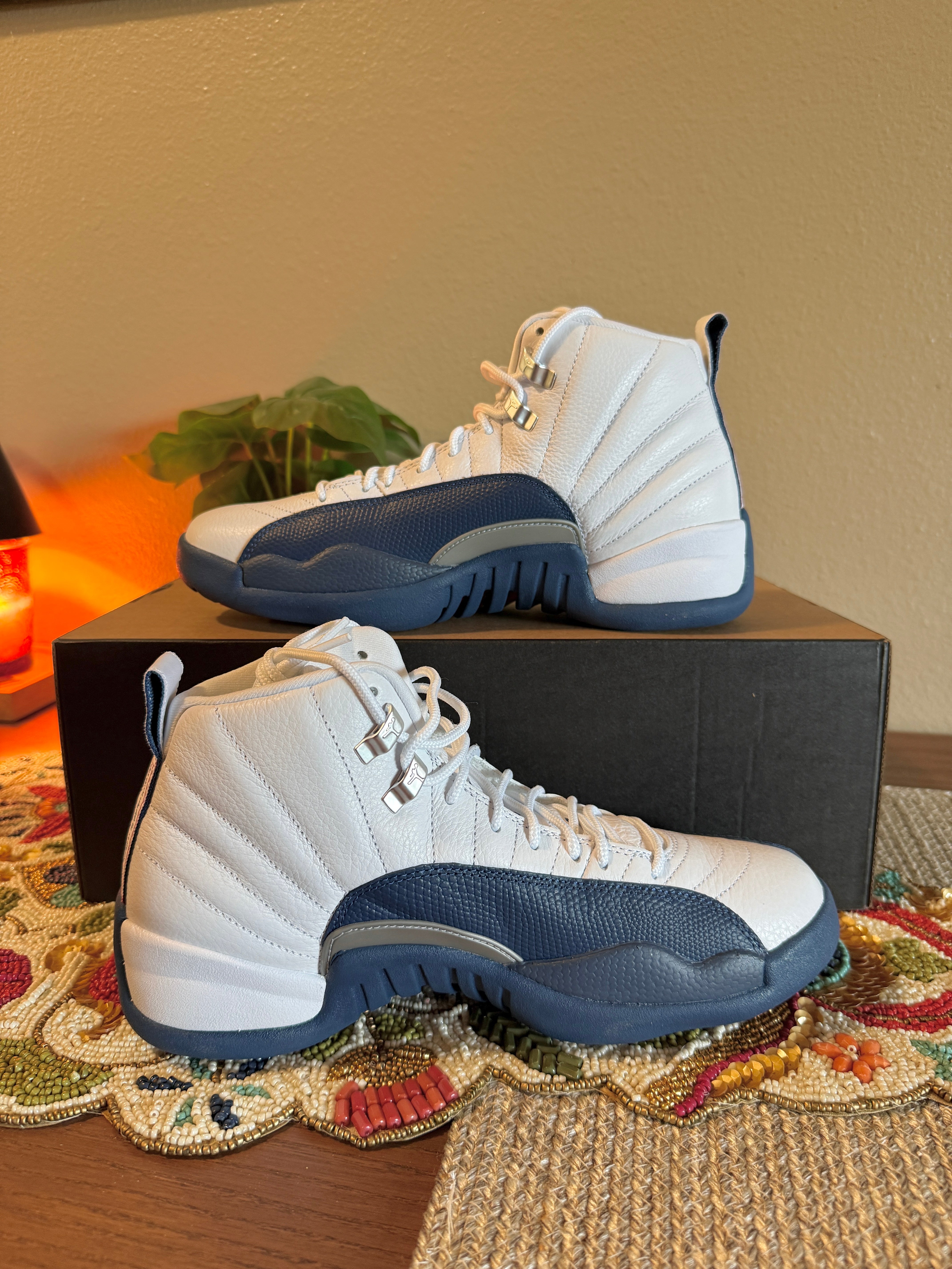 Jordan 12 Retro French Blue (2025) Size 8 MISSING LID