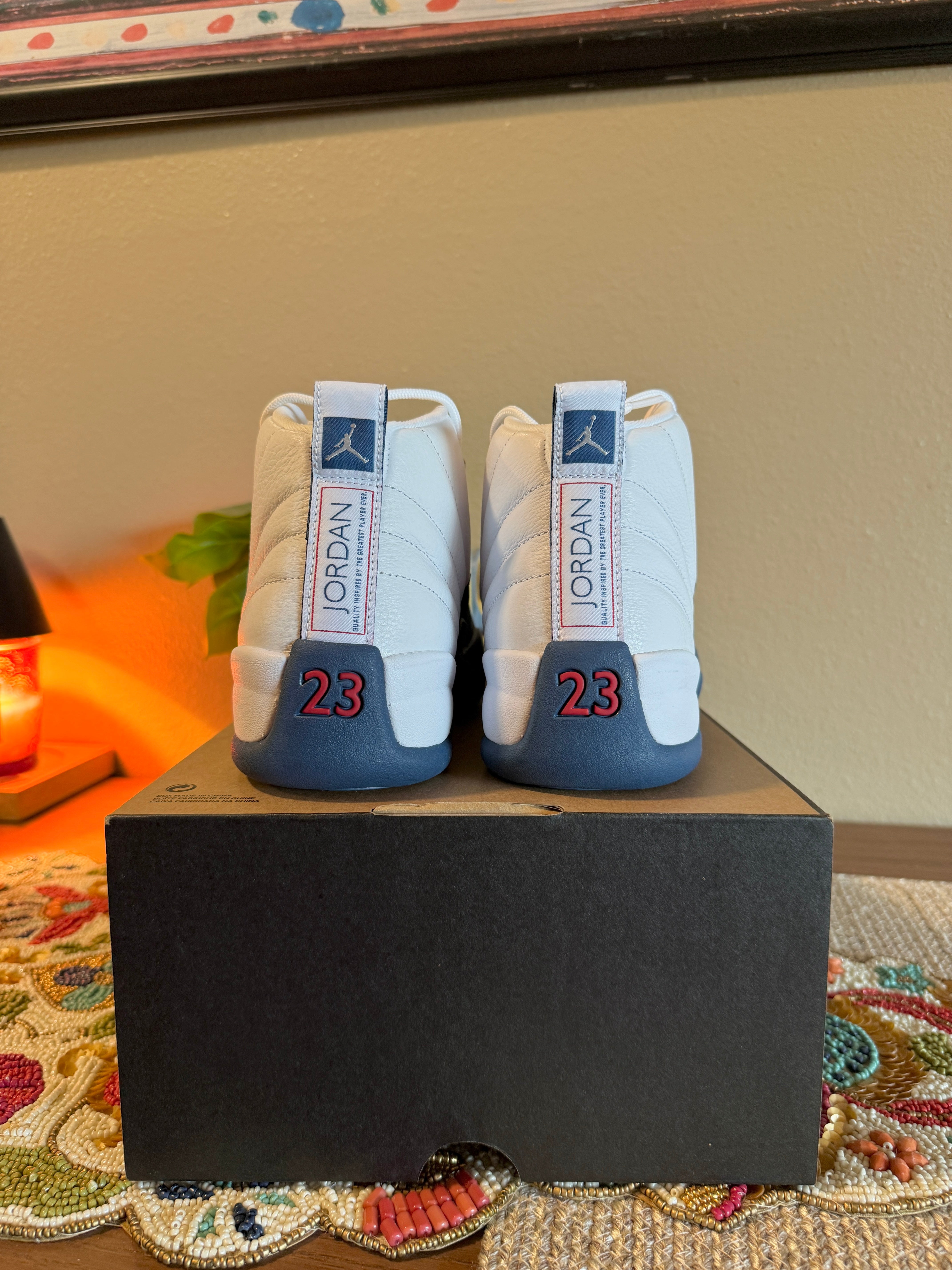 Jordan 12 Retro French Blue (2025) Size 8 MISSING LID