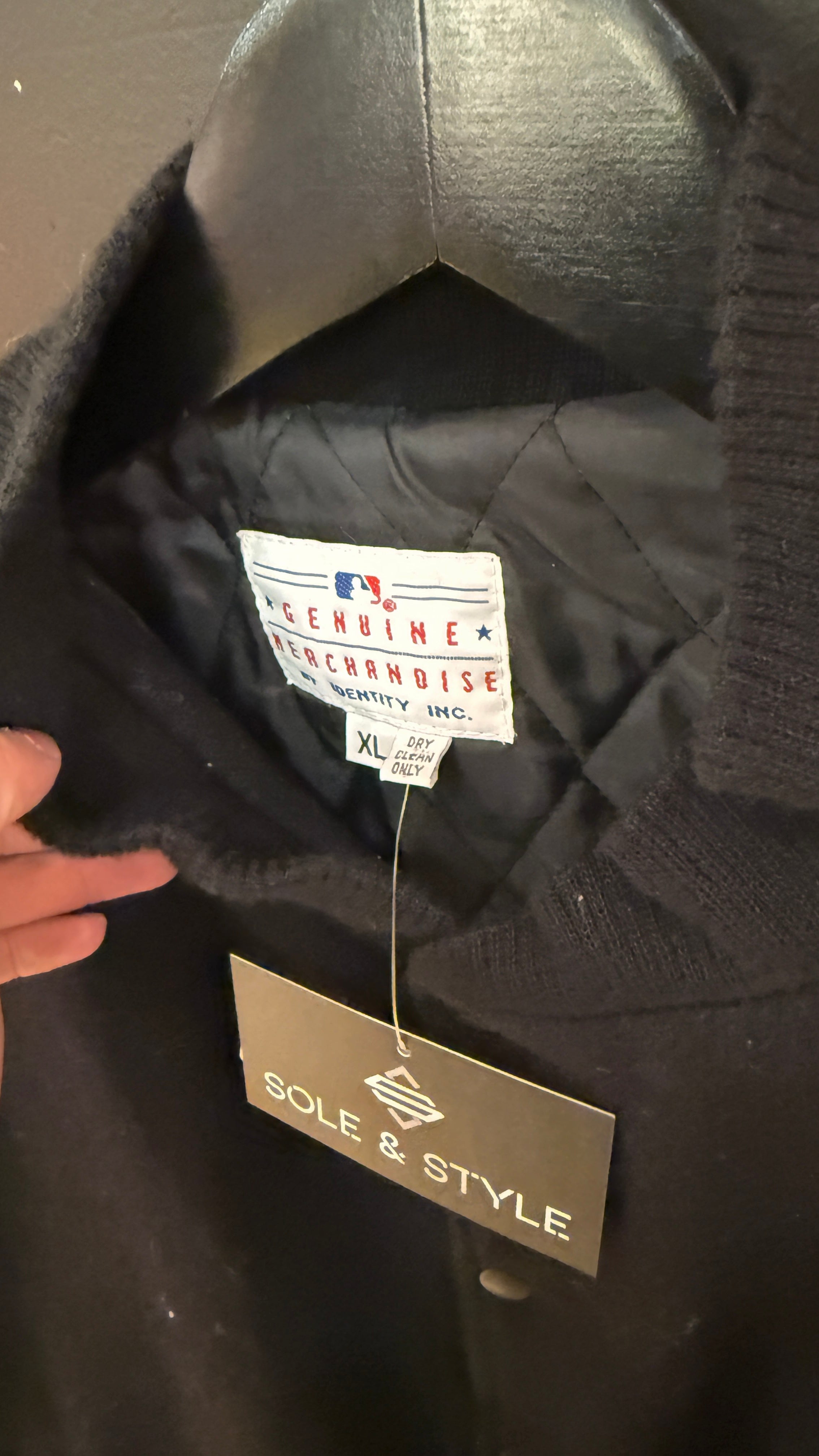 Y2K Seattle Mariners Safeco Field Wool Varsity Jacket Sz XL