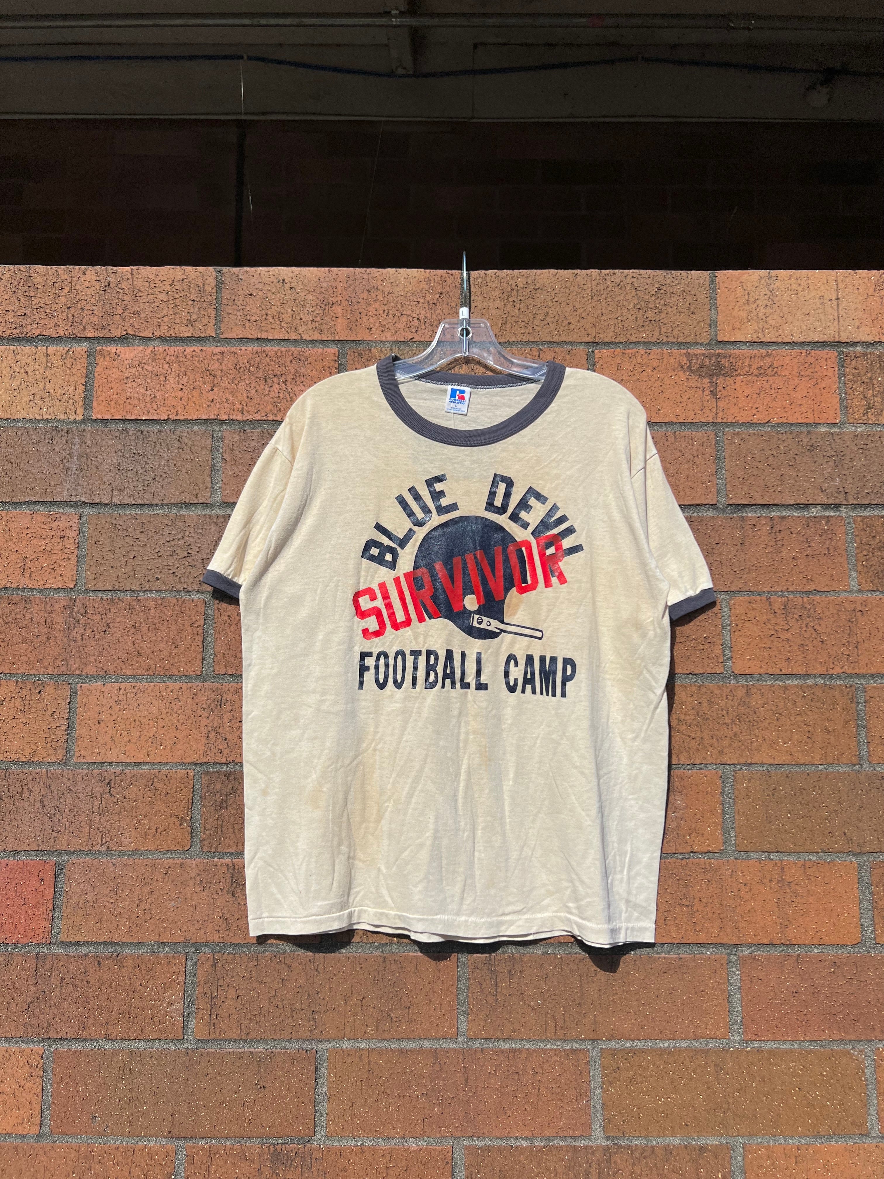 90s Blue Devils Football Camp Tee L