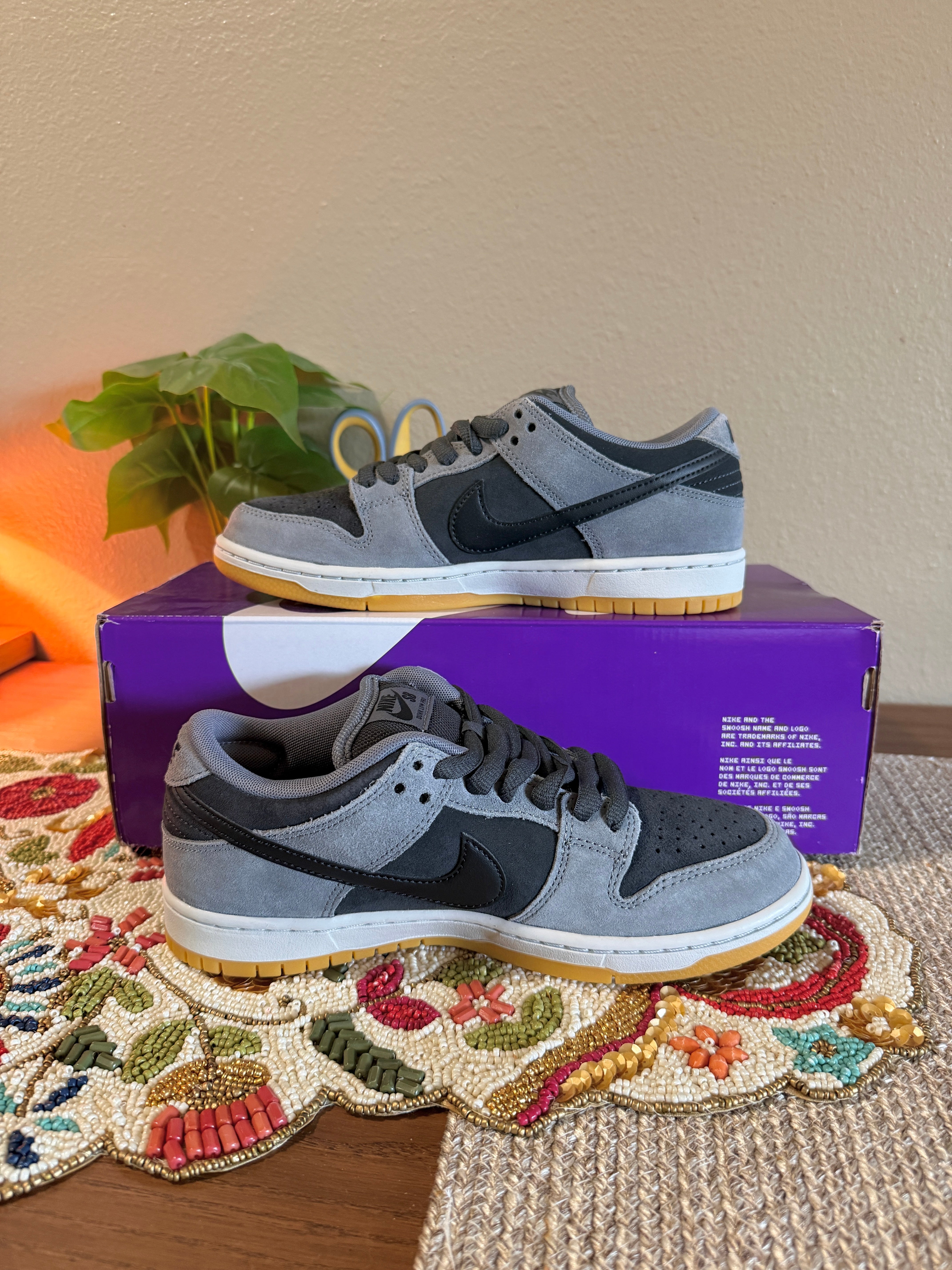 Nike SB Dunk Low Dark Smoke Grey Size 6.5