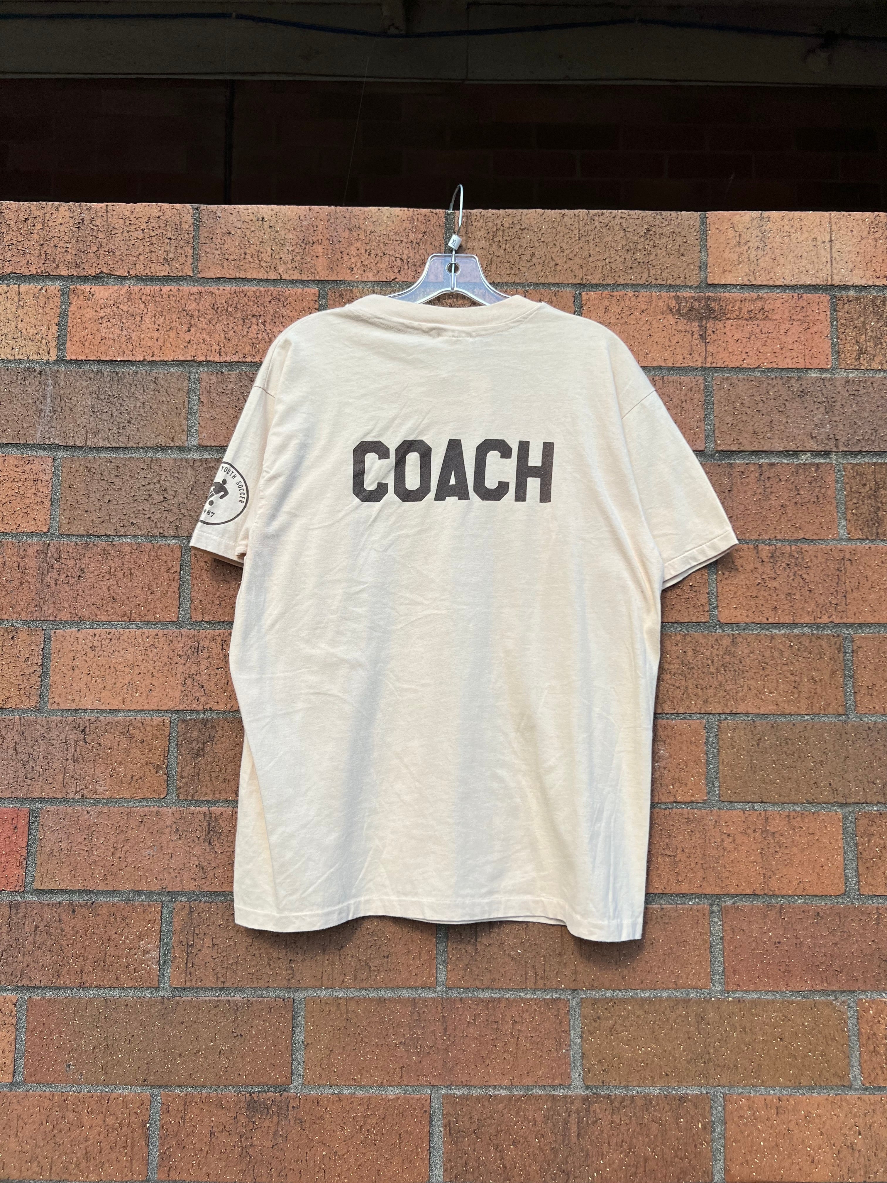 80s Chehalis Youth Soccer Coach Tee XL