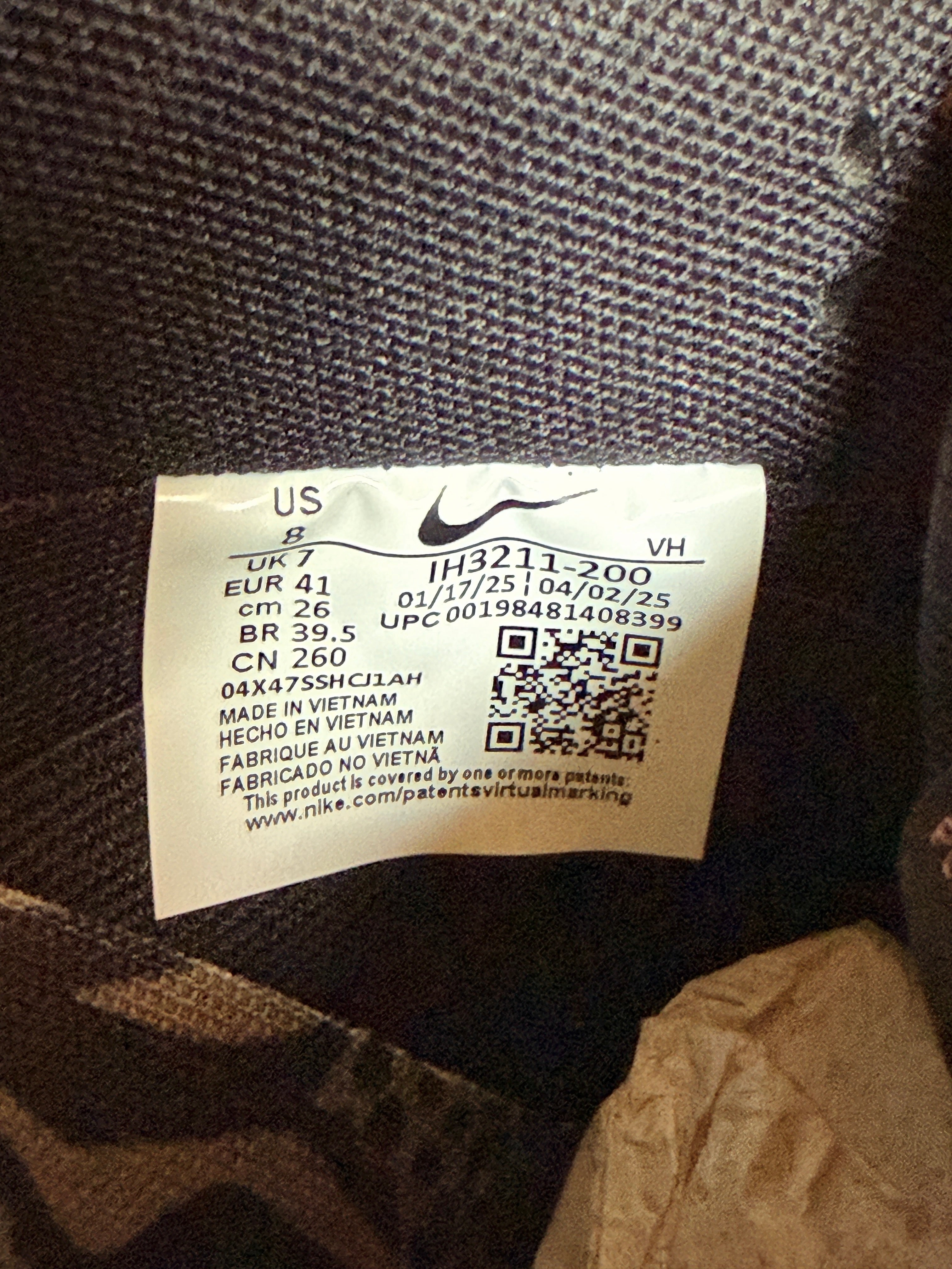 Nike SB Dunk Low Arts-Rec Size 8