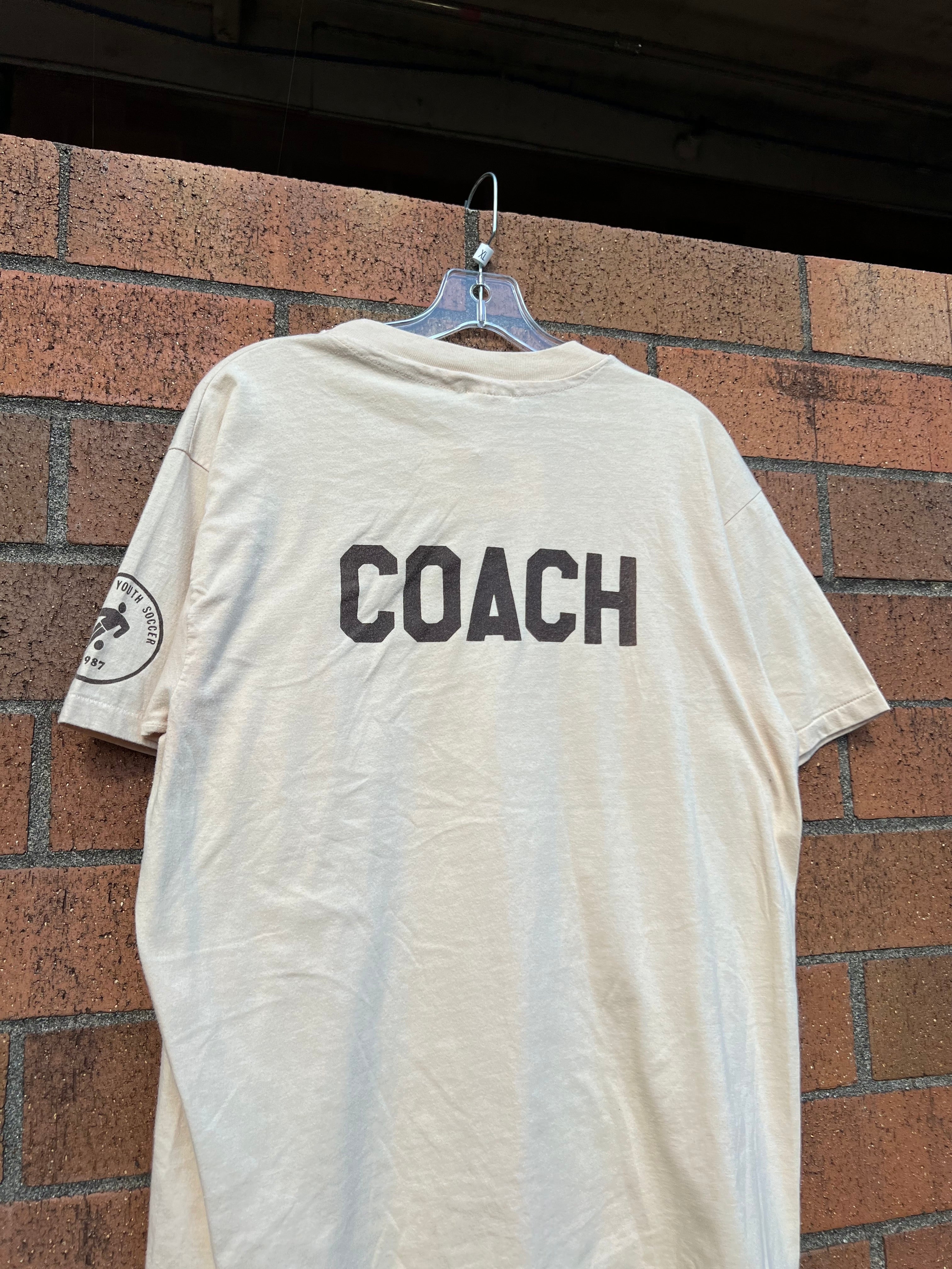 80s Chehalis Youth Soccer Coach Tee XL