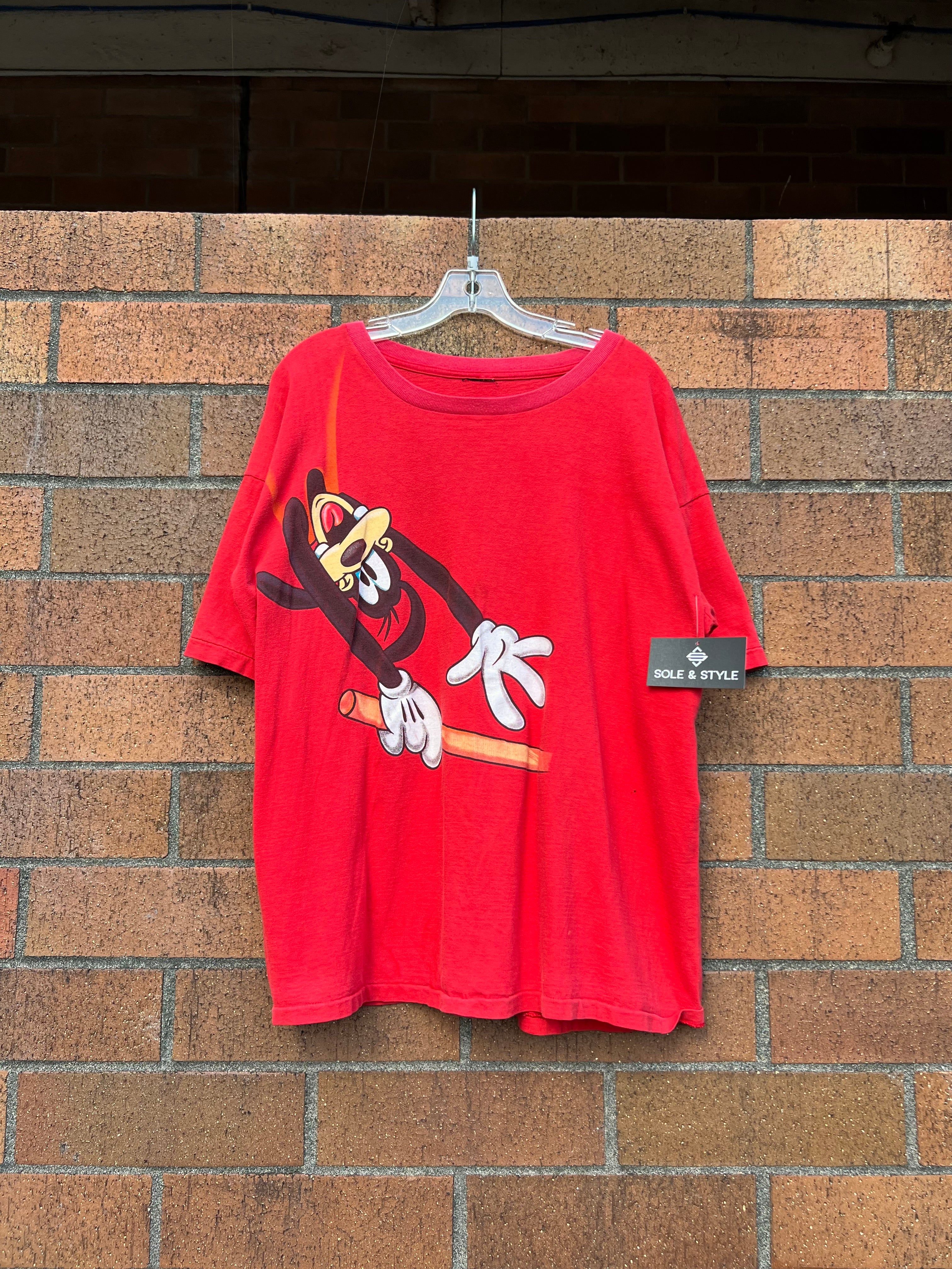 90s Goofy All Over Print Tee XXL