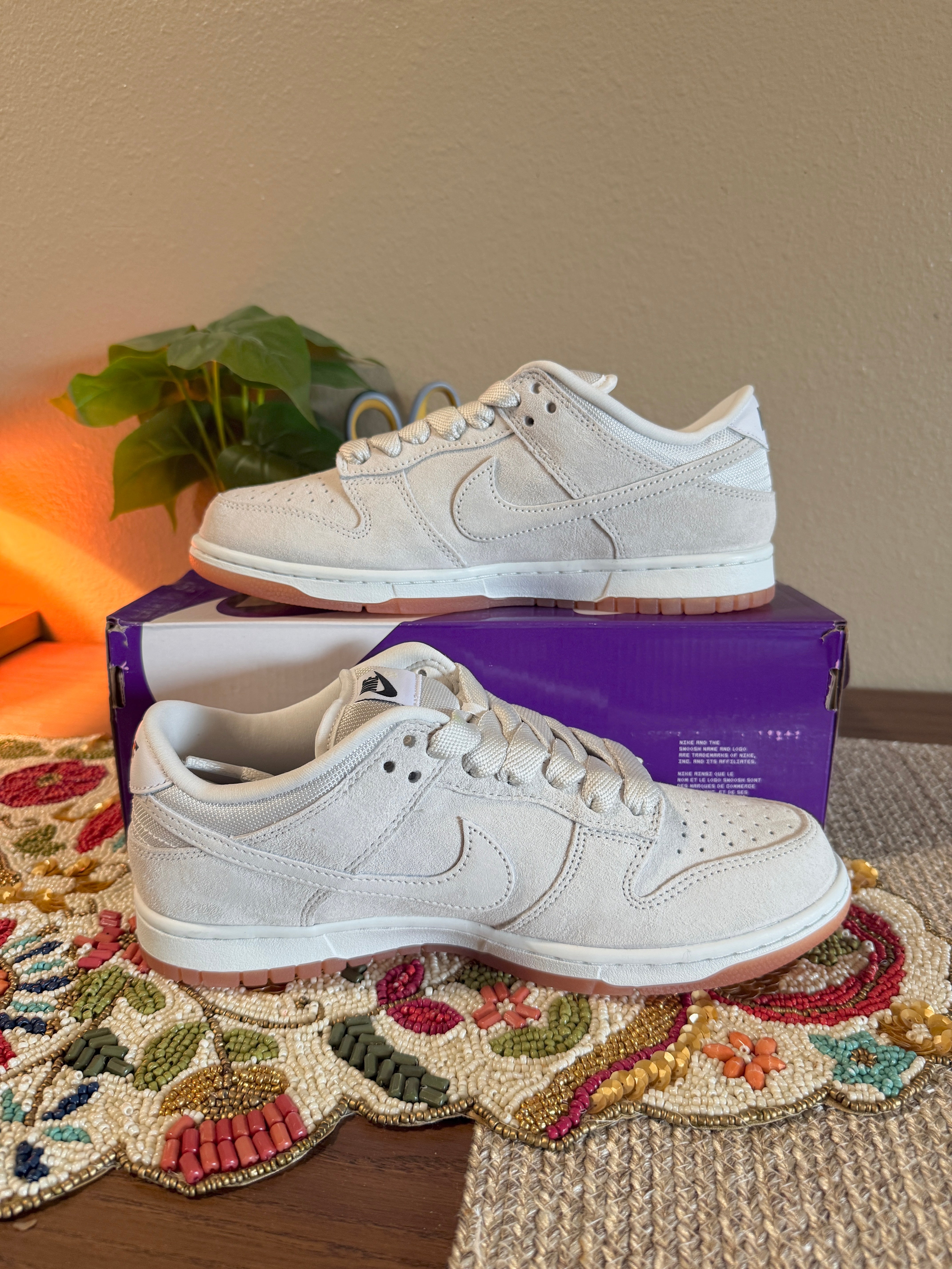 Nike SB Dunk Low Pro B Pale Ivory Size 8