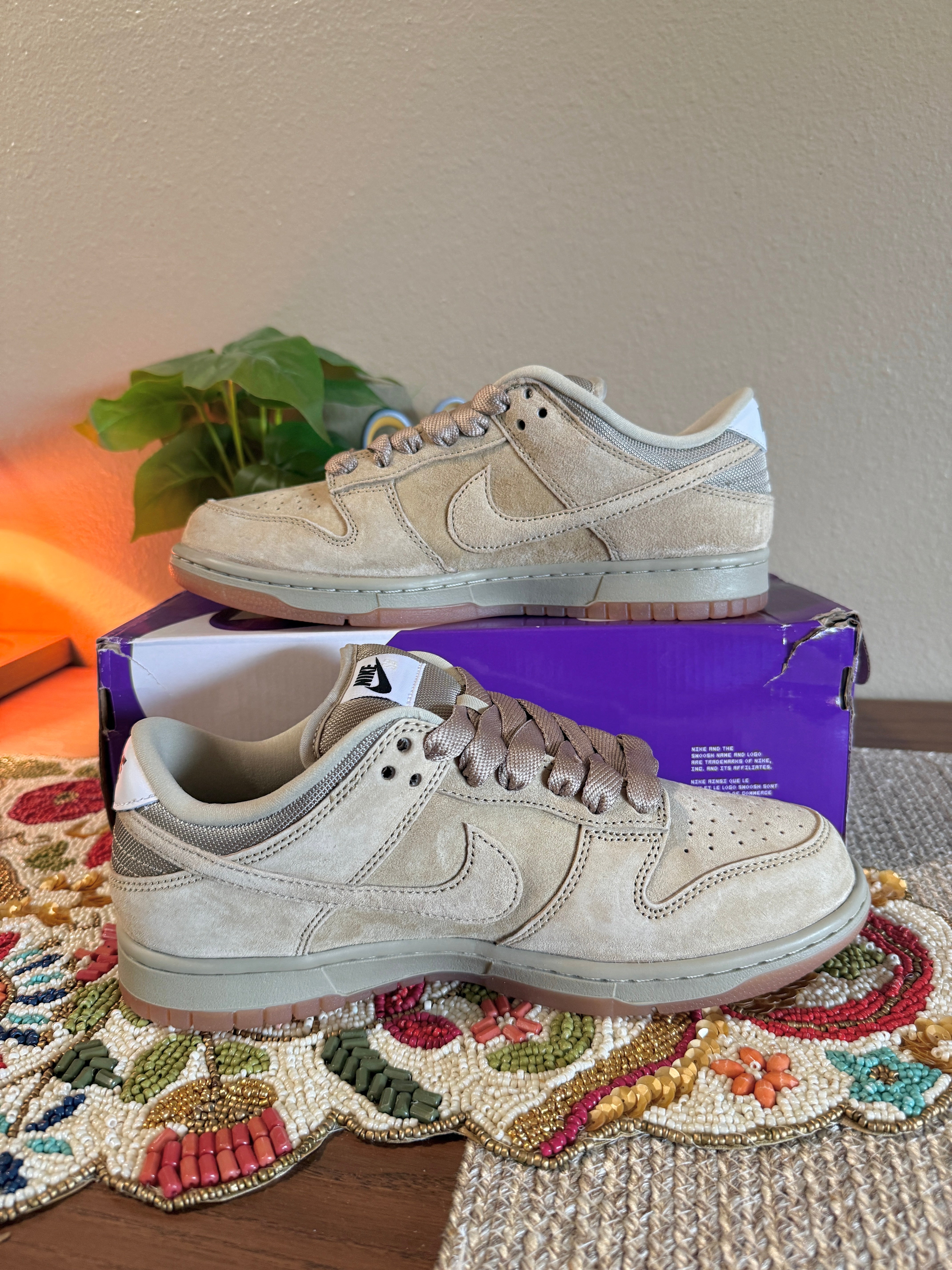 Nike SB Dunk Low Pro B Parachute Beige Size 8