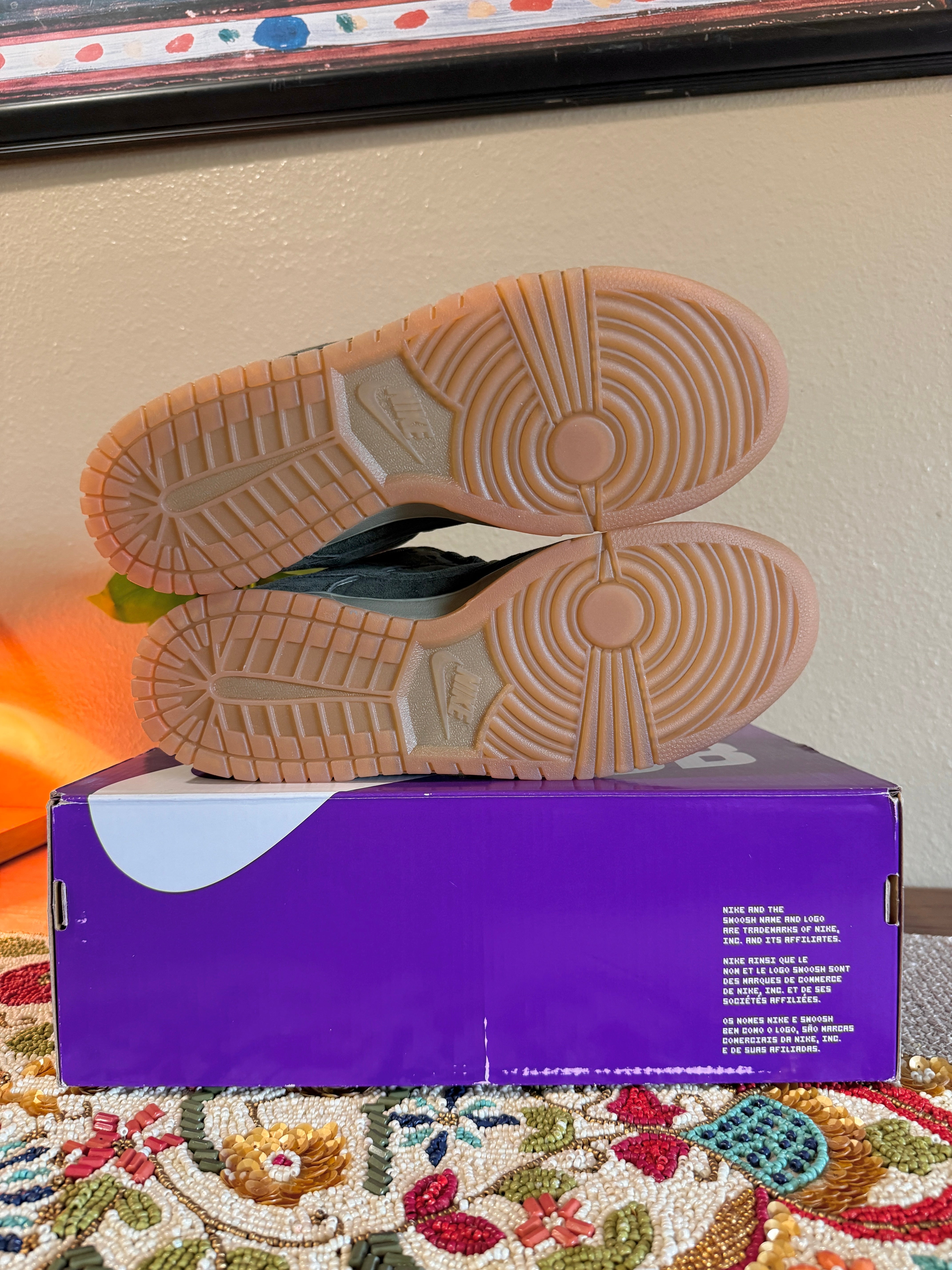 Nike SB Dunk Low Pro B Sequoia Size 9.5