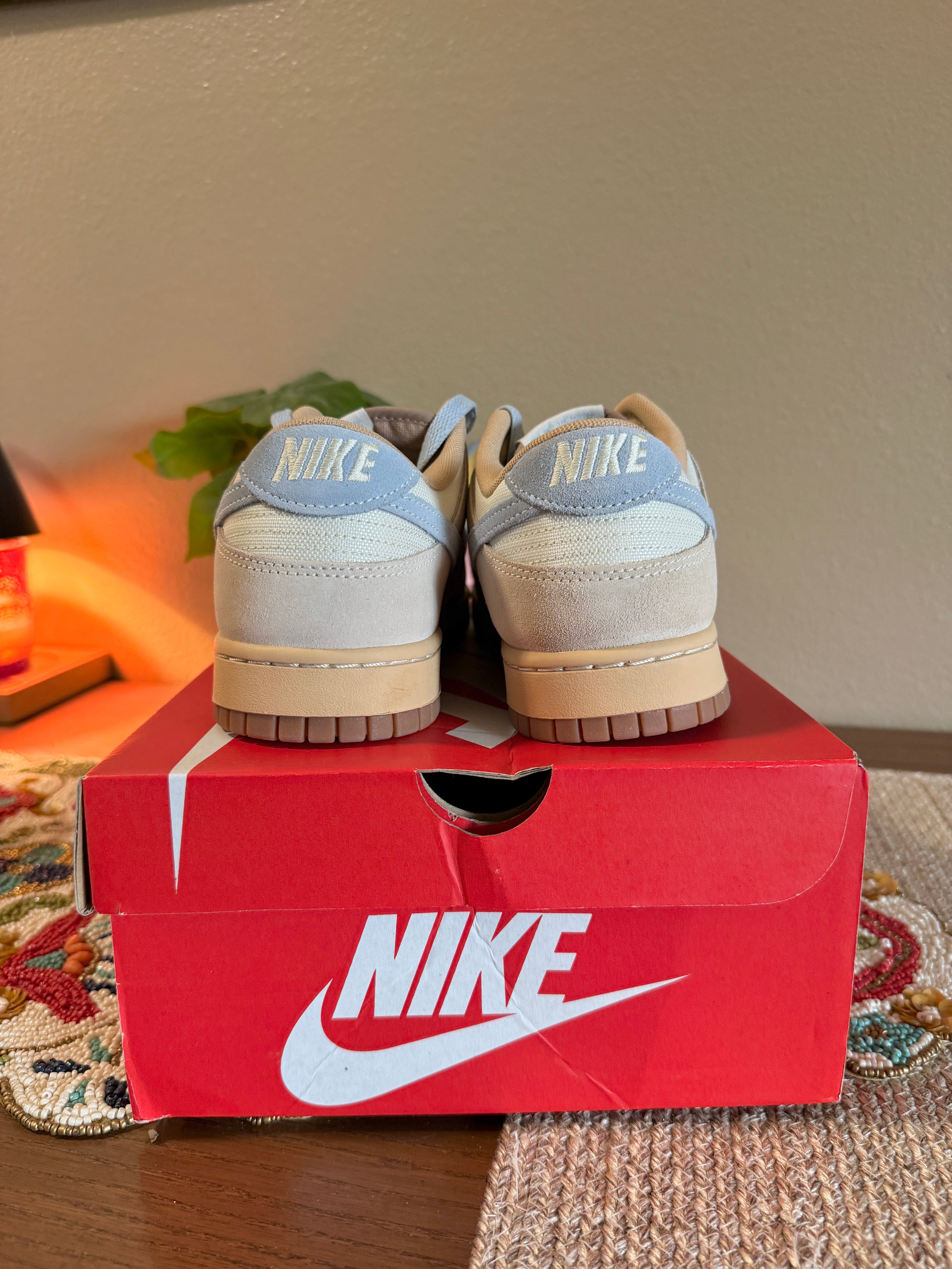 Nike Dunk Low Sanddrift Light Armory Blue Size 10