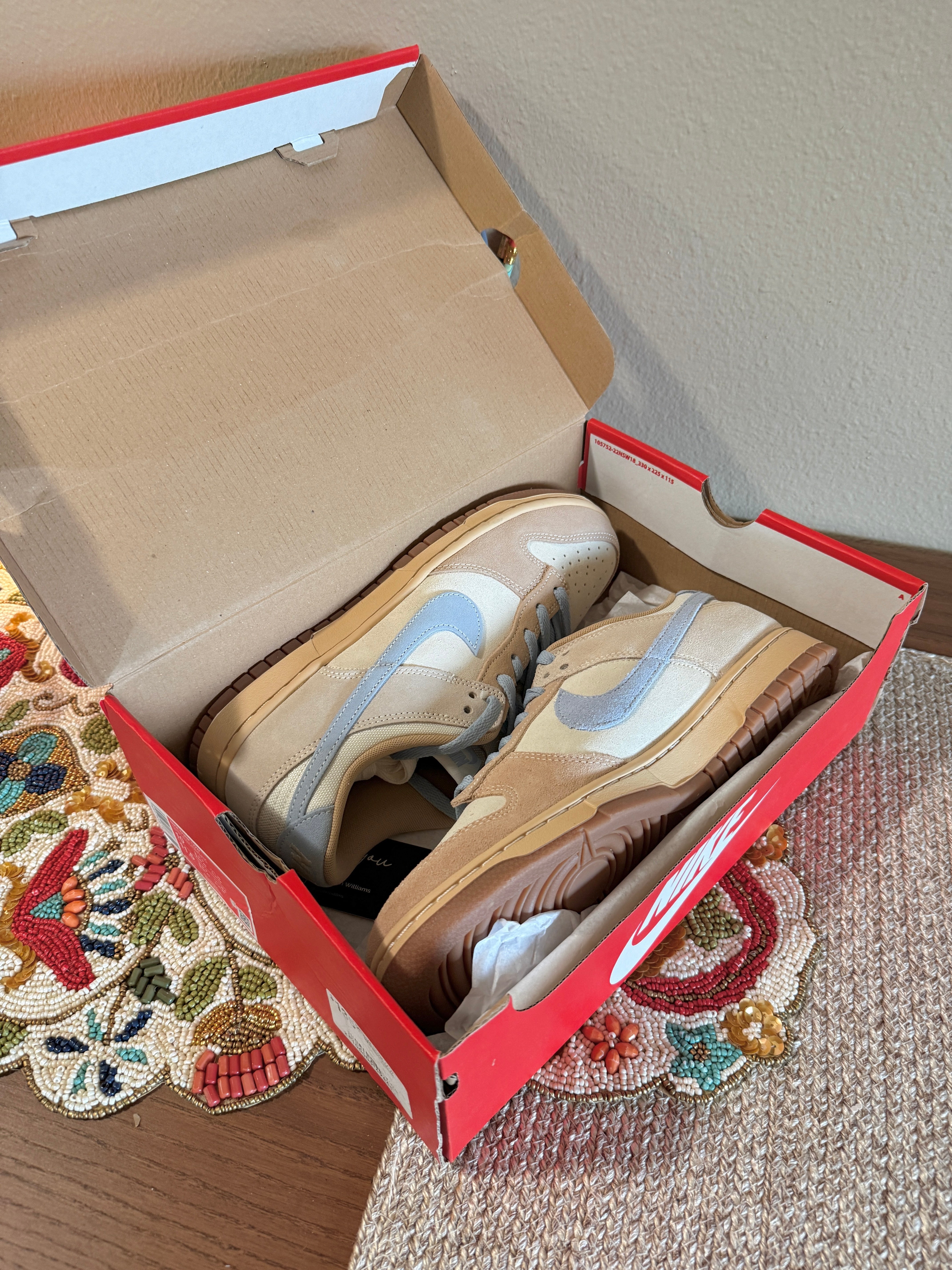 Nike Dunk Low Sanddrift Light Armory Blue Size 10