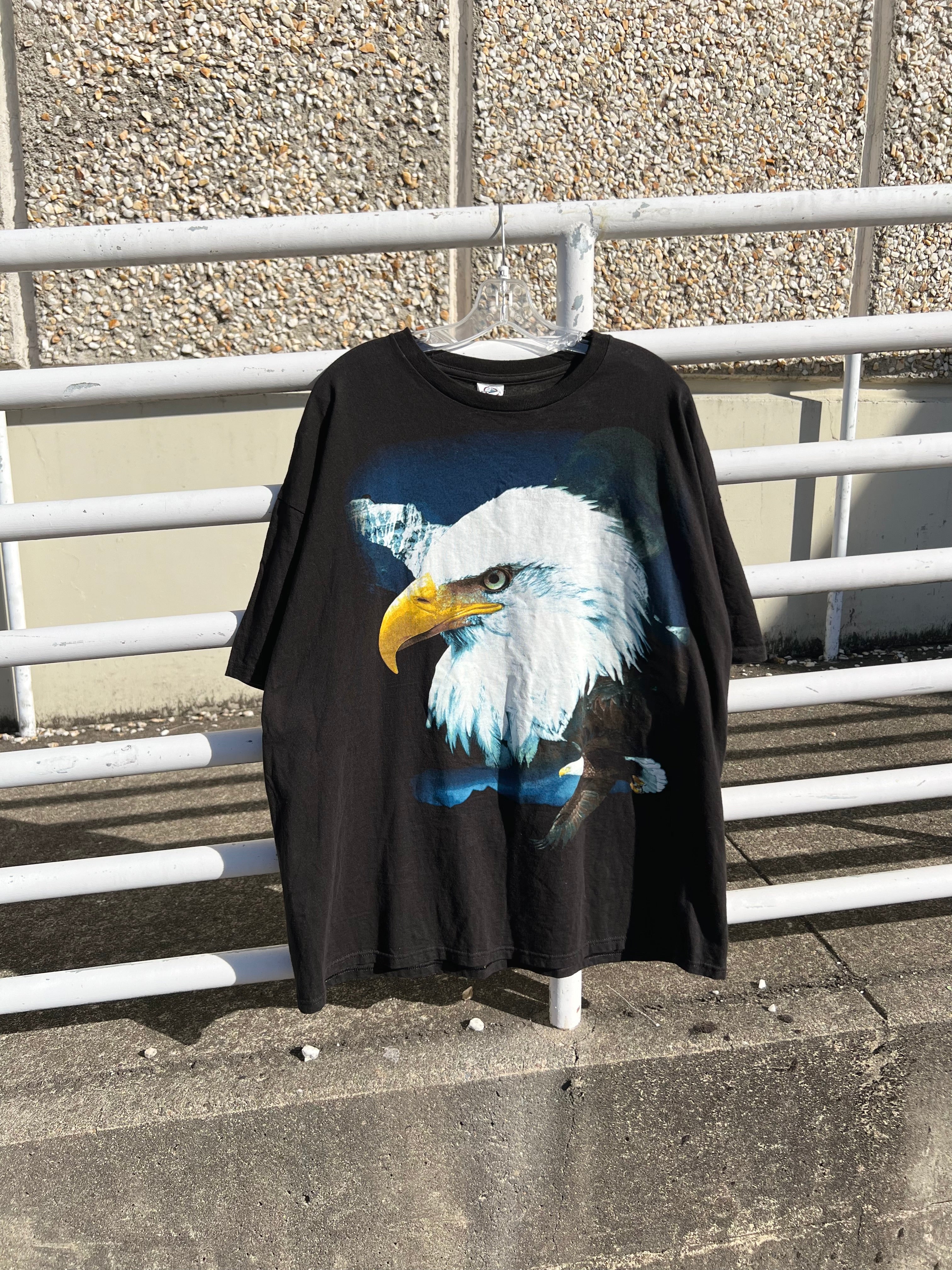 Y2K Big Print Eagle Tee XXL