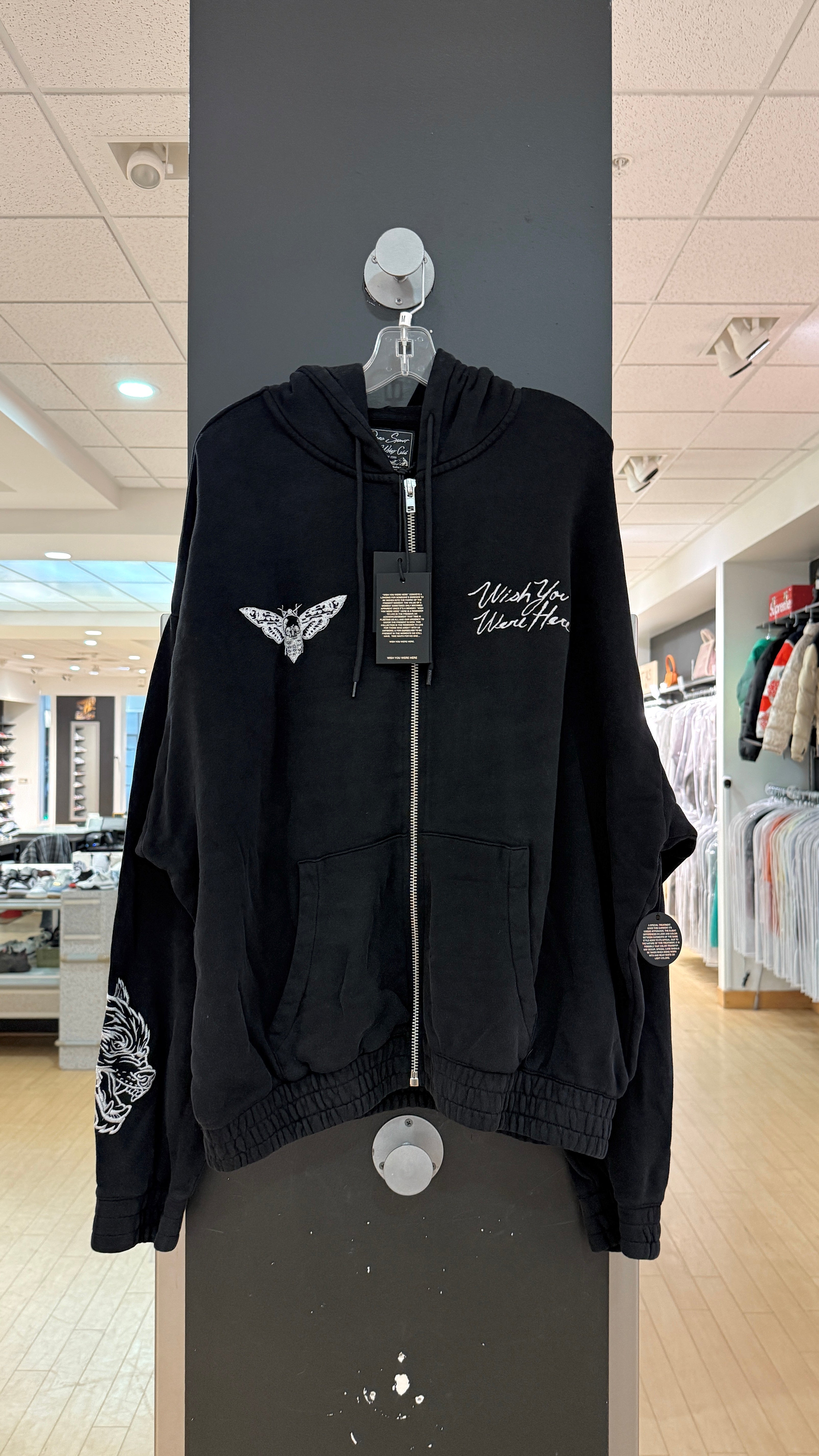 Darc Sport Remember Chambers Zip Hoodie Black Sz M