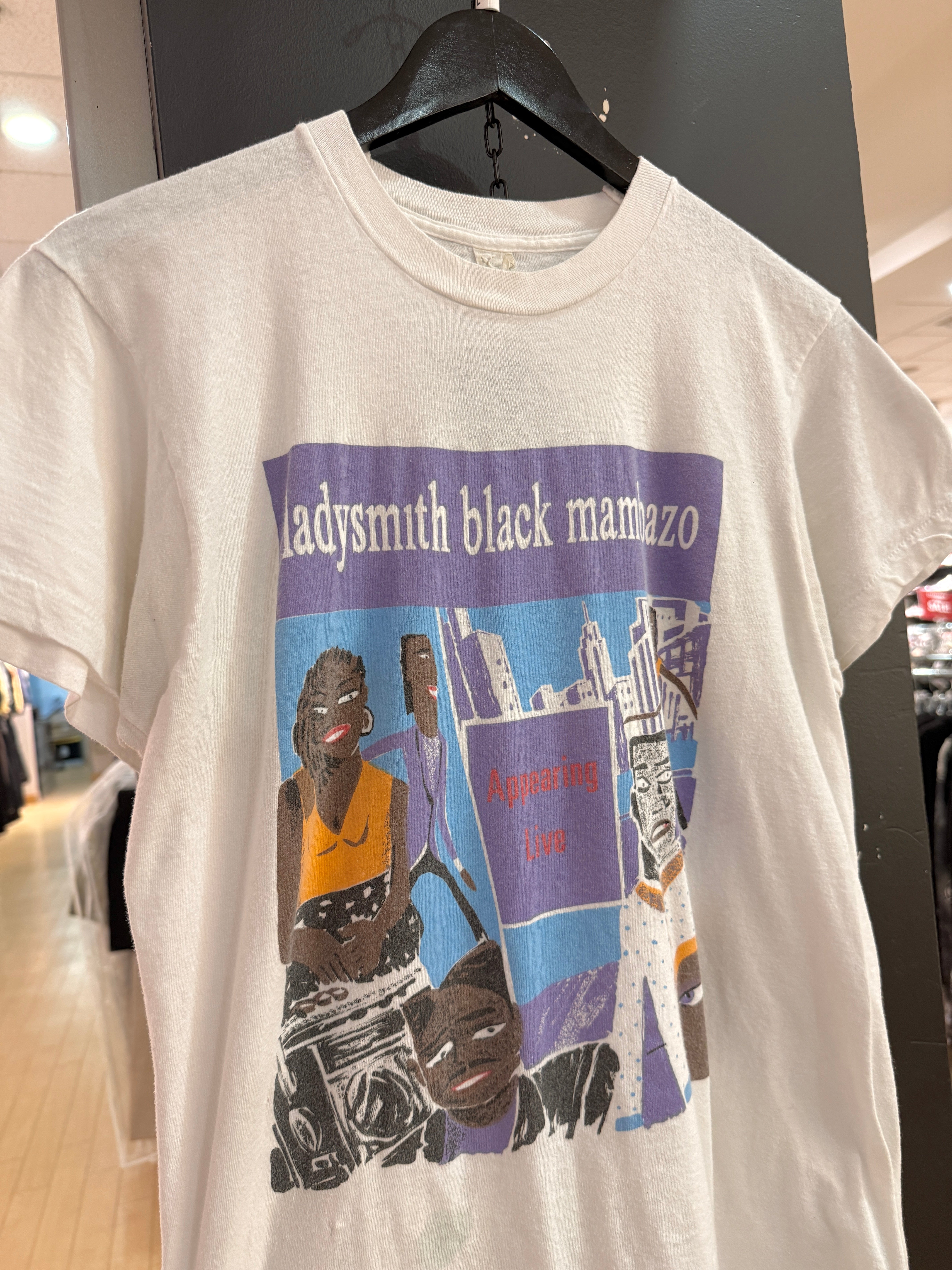 80s Ladysmith Black Mambazo Jazz Tour Tee Size L
