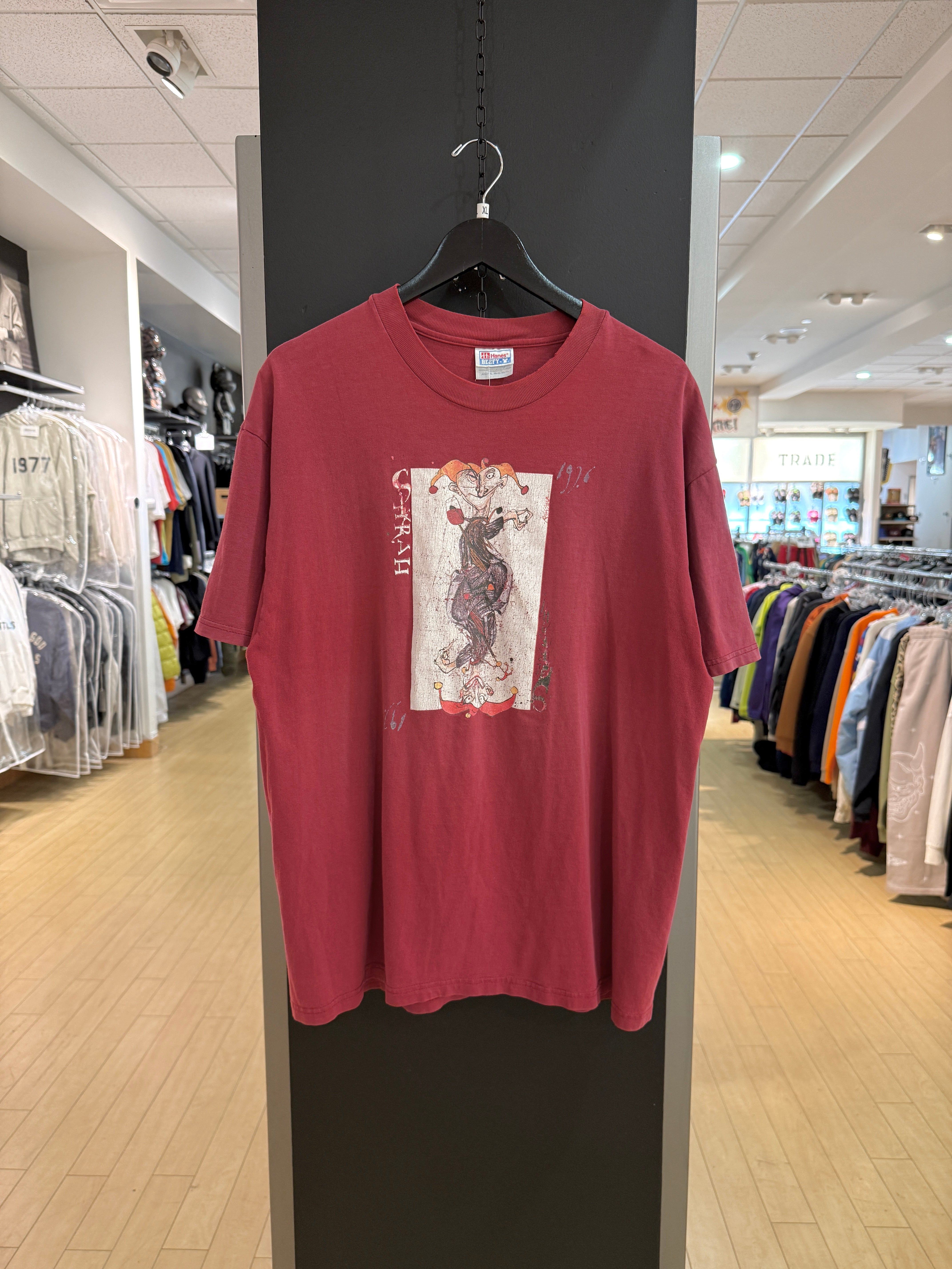 90s Ralph Steadman Blagueur Wine Tee Size XL