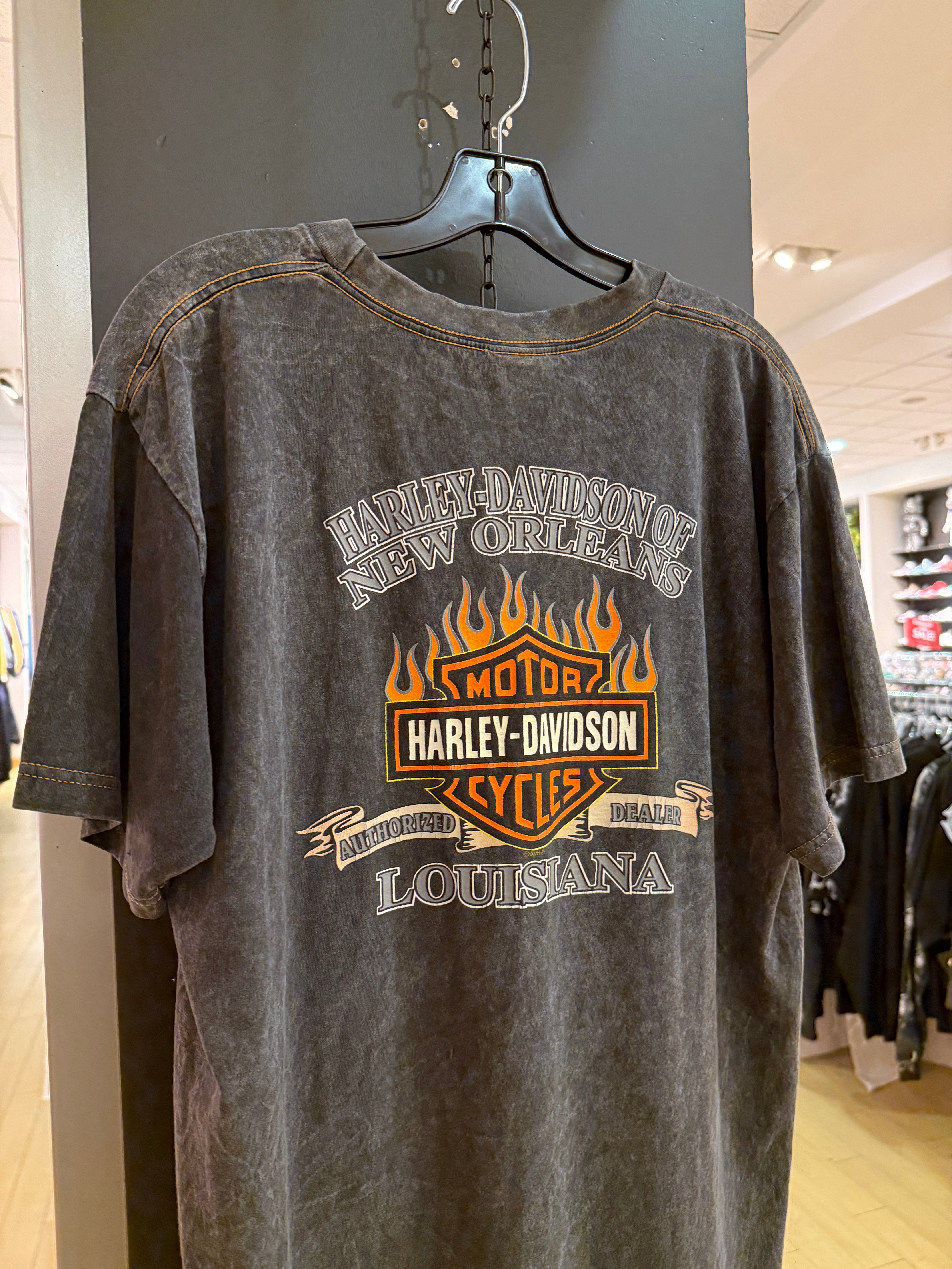 2003 Harley Davidson New Orleans Steel Logo Tee Size L