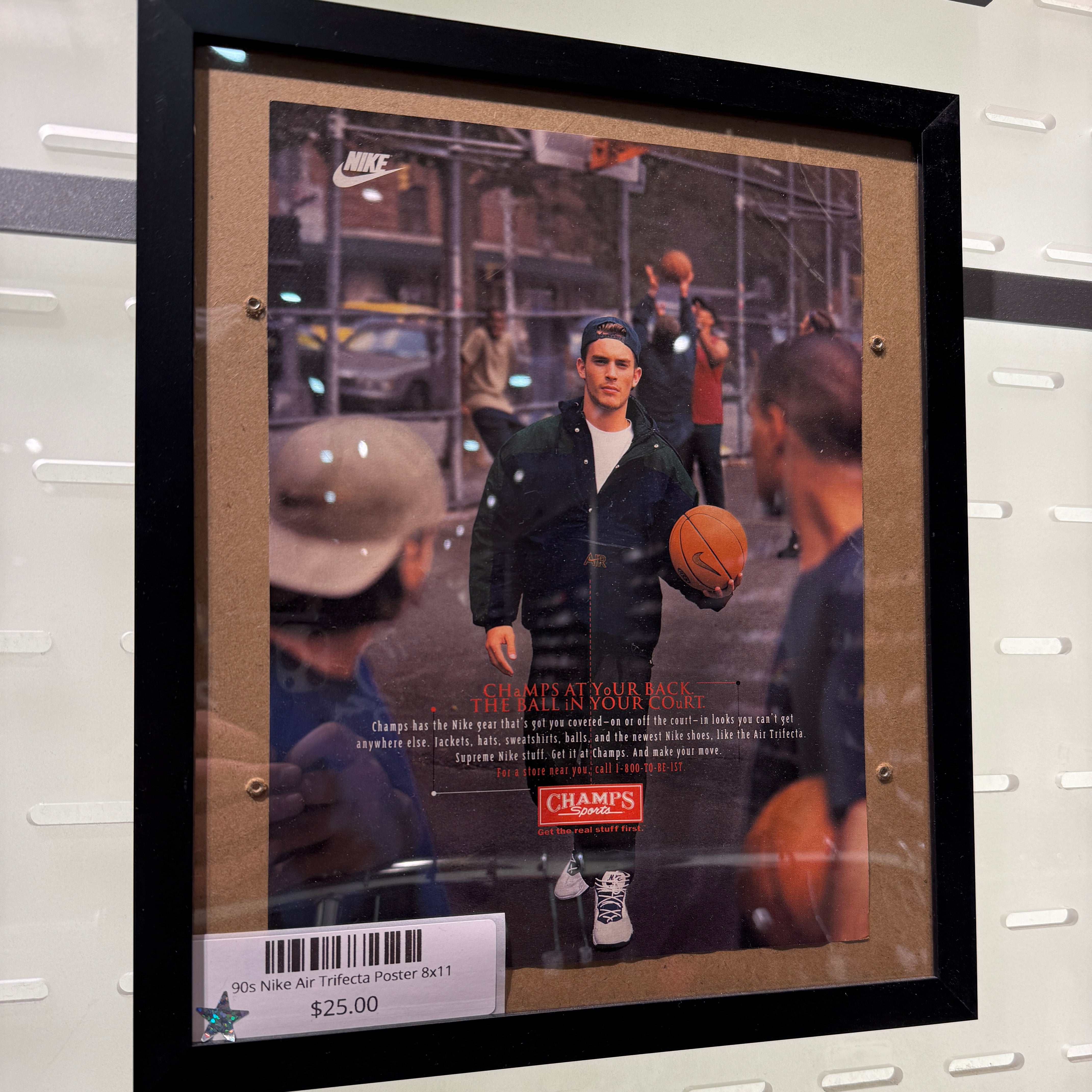 90s Nike Air Trifecta Poster 8x11