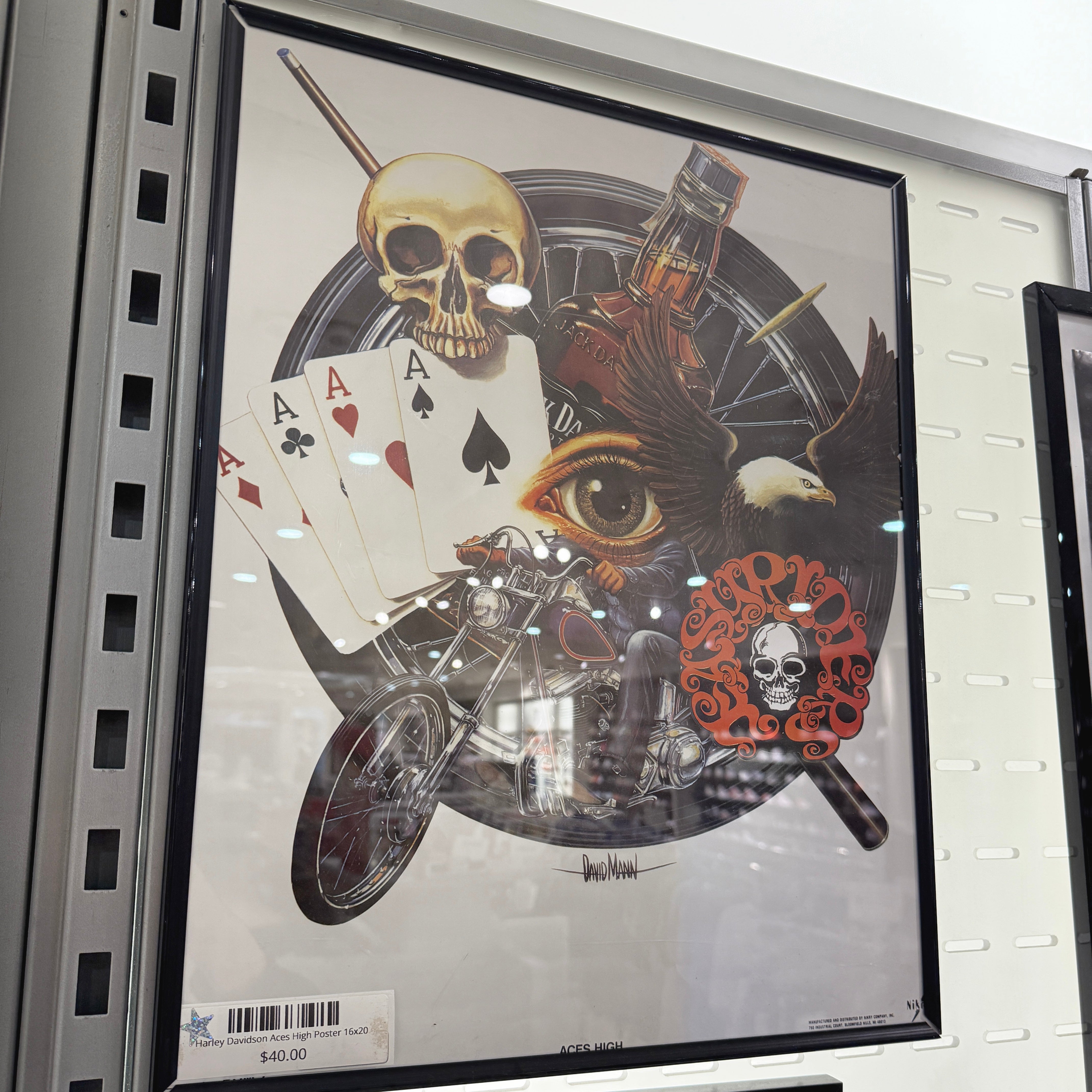 Harley Davidson Aces High Poster 16x20